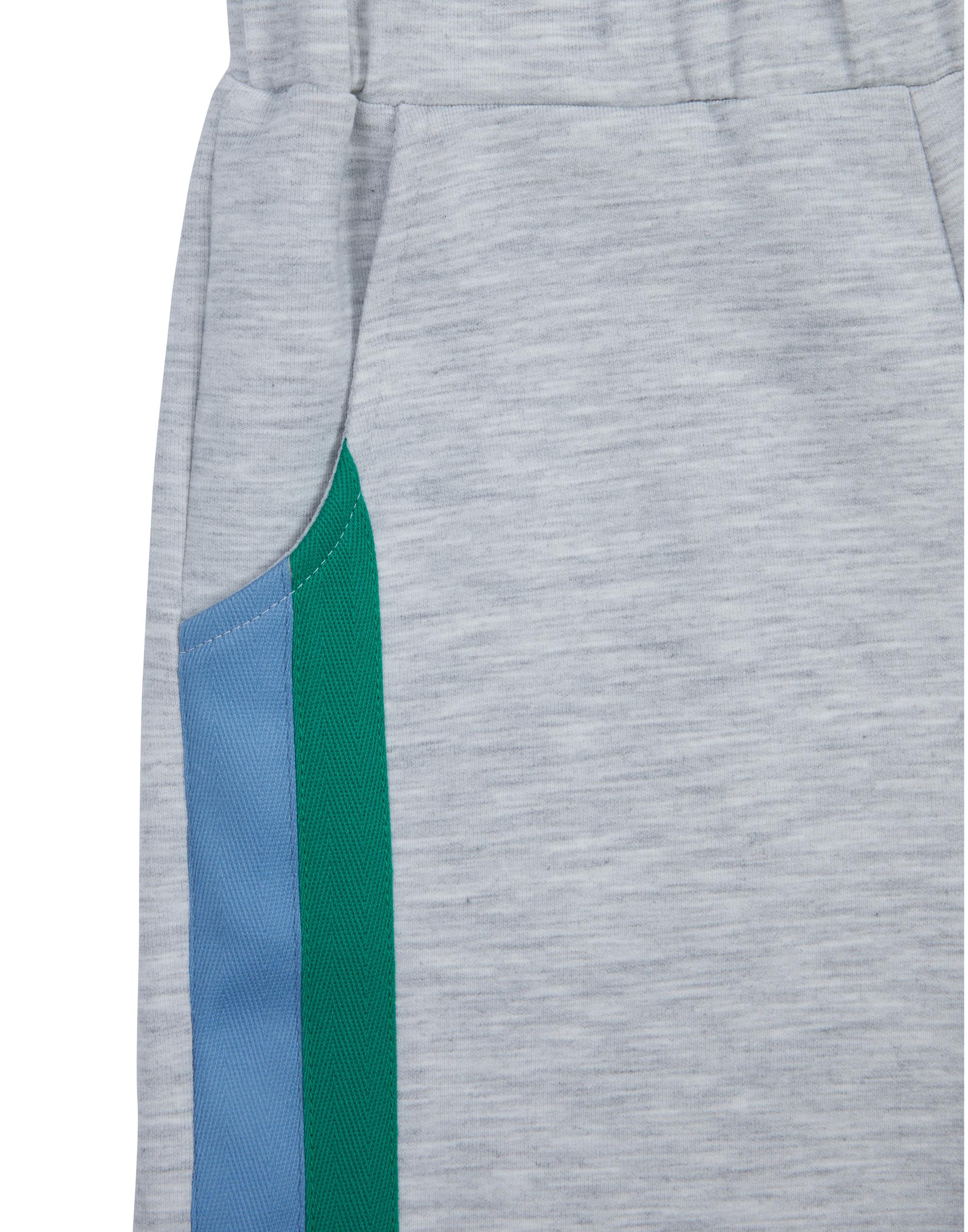 Yanları Grogren Şerit Detaylı Gri Şort - junior, designer dresses, bachelorette, party dresses and graduation dresses.