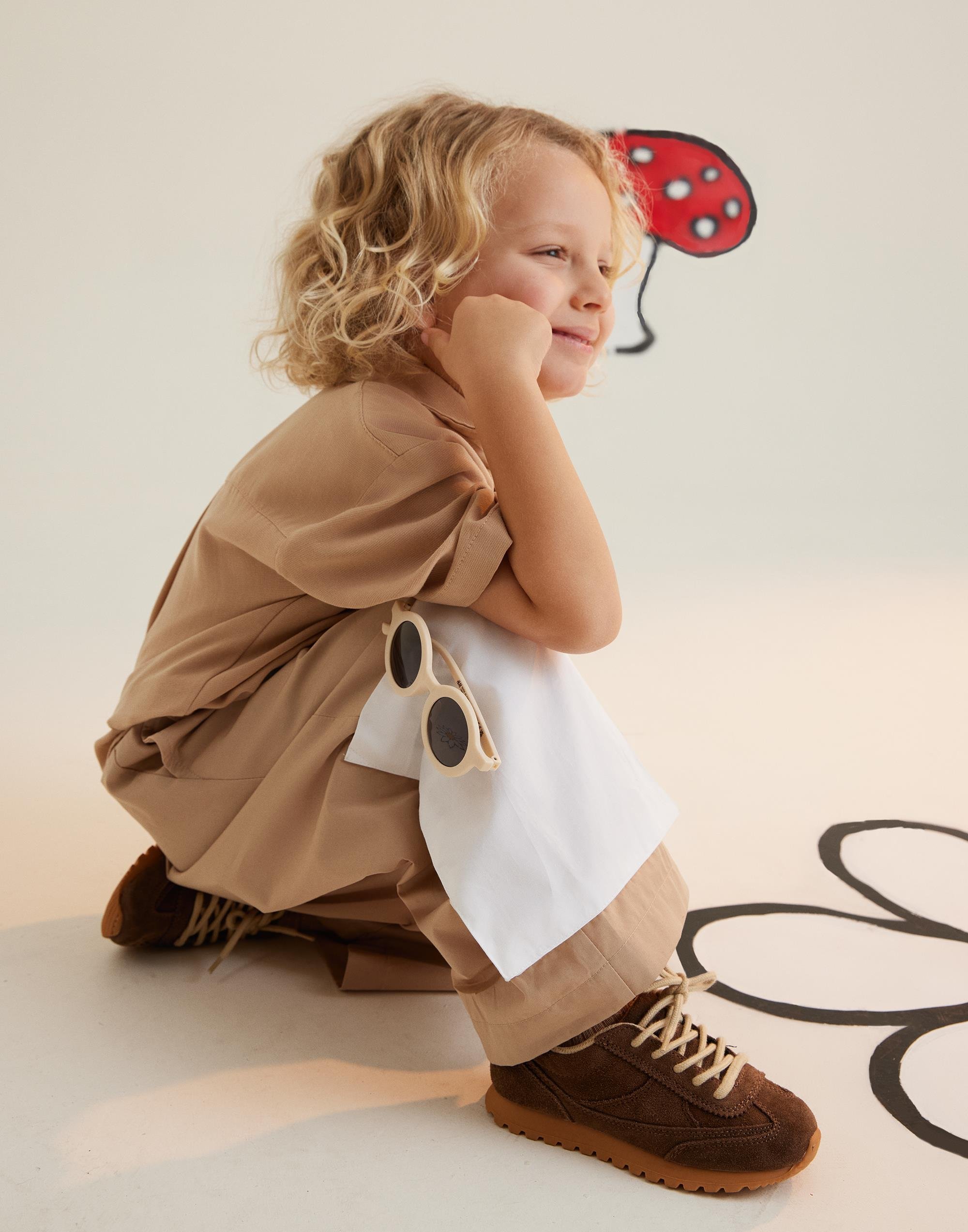 Yanları Ve Paçası Cepli Bej Pantolon - junior, designer dresses, bachelorette, party dresses and graduation dresses.