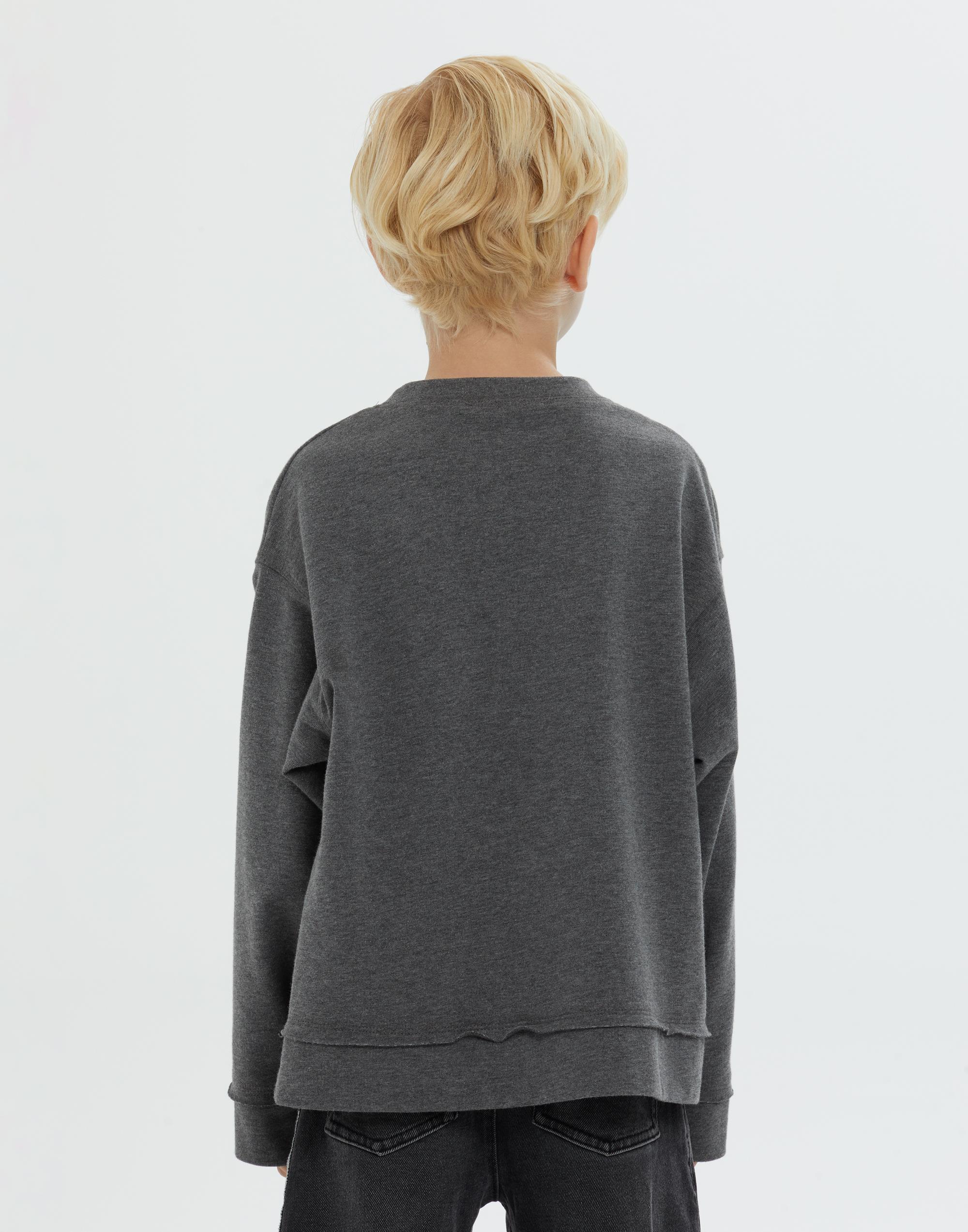 Yuvarlak Yaka Antrasit Erkek Çocuk Sweatshırt - junior, designer dresses, bachelorette, party dresses and graduation dresses.