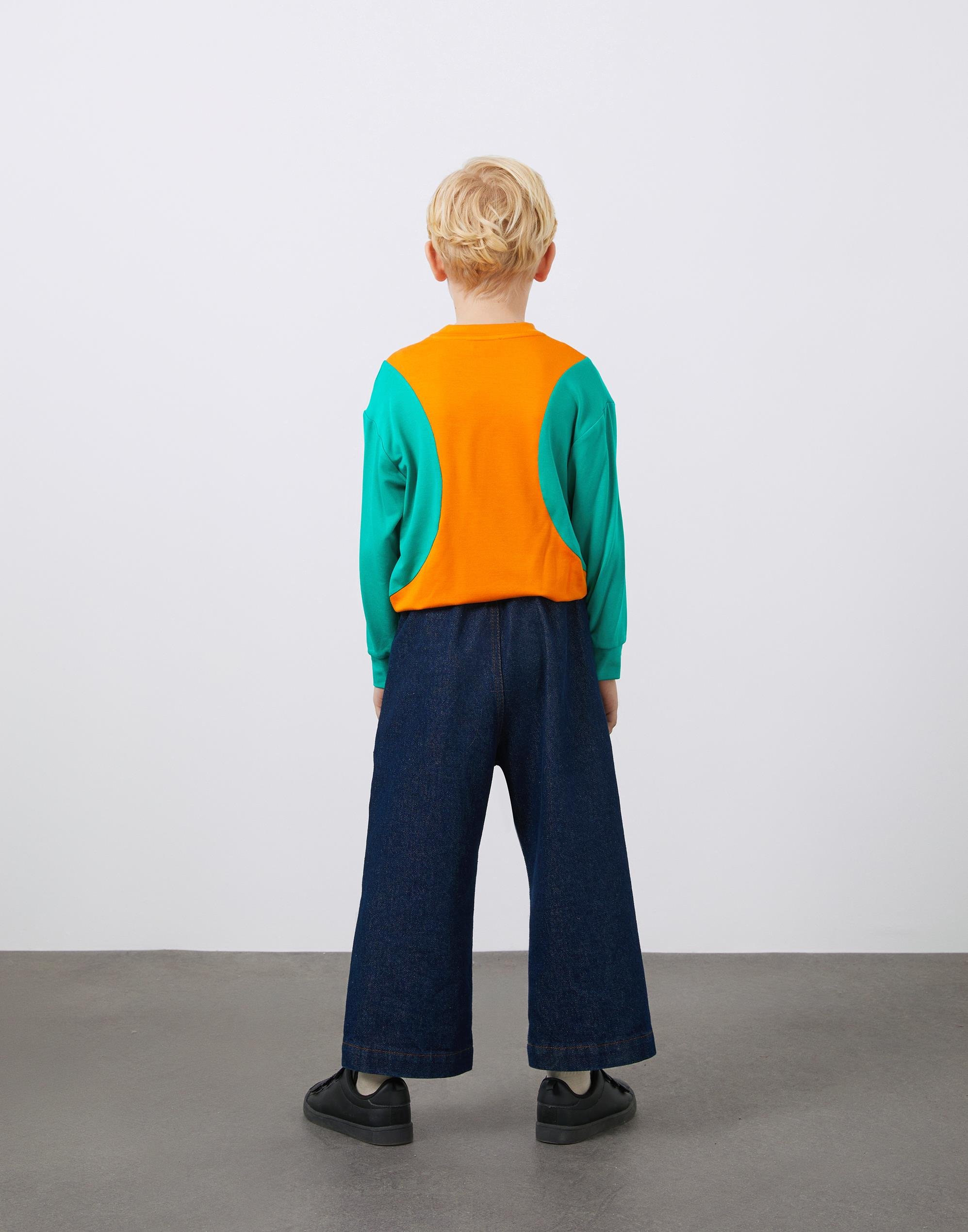 Round Neck Turtle Applique Detailed Boy's Sweatshirt - junior, designer dresses, bachelorette, party dresses and graduation dresses.