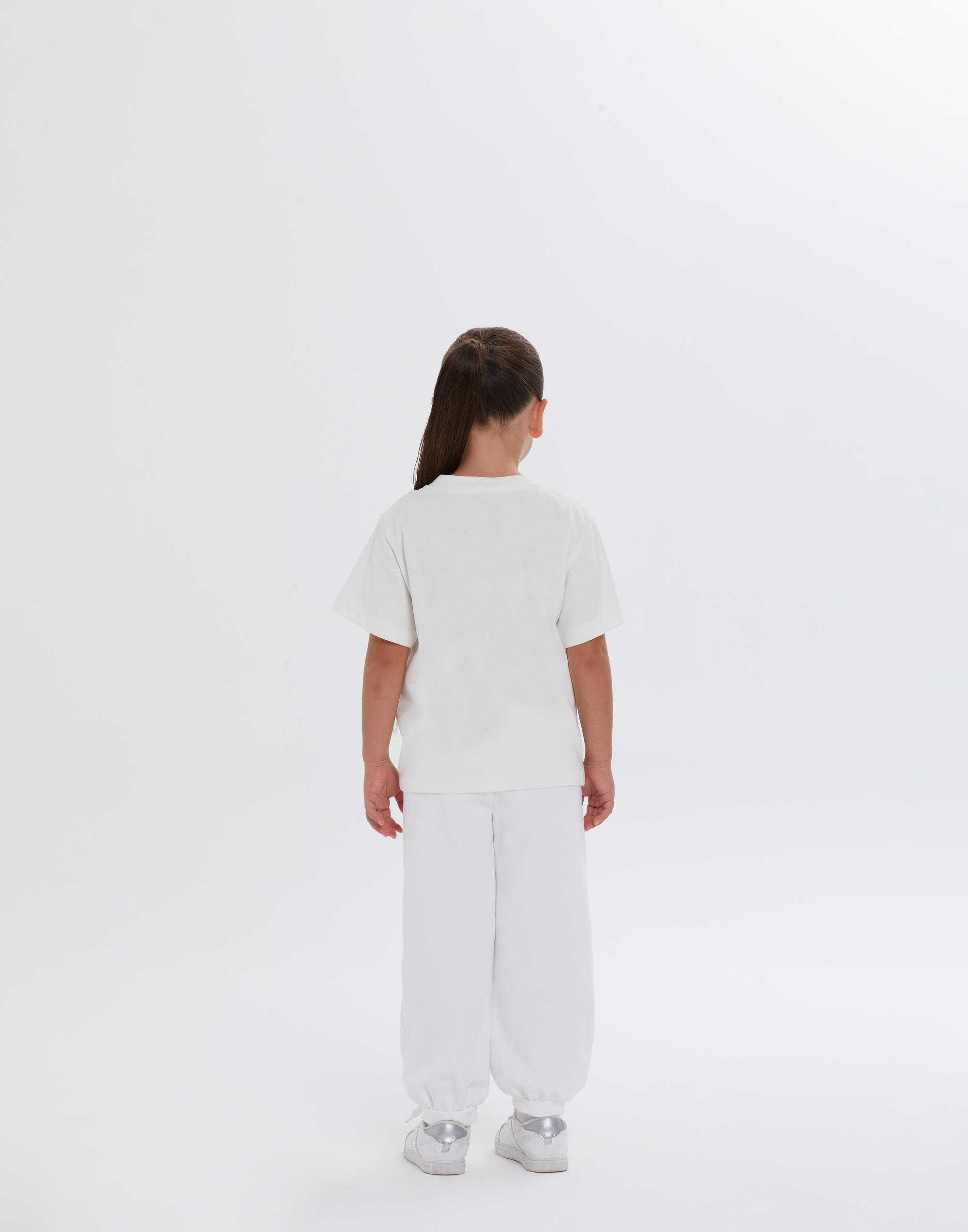 Yuvarlak Yakalı Ön Asimetrik Aller Parçalı Ekru Kız Çocuk TShırt - junior, designer dresses, bachelorette, party dresses and graduation dresses.