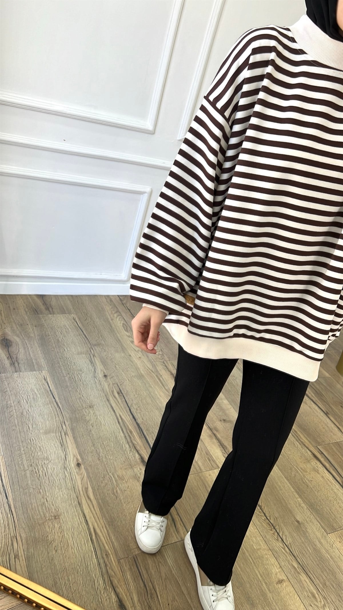 Acı Kahve - Çizgili Sweatshirt 