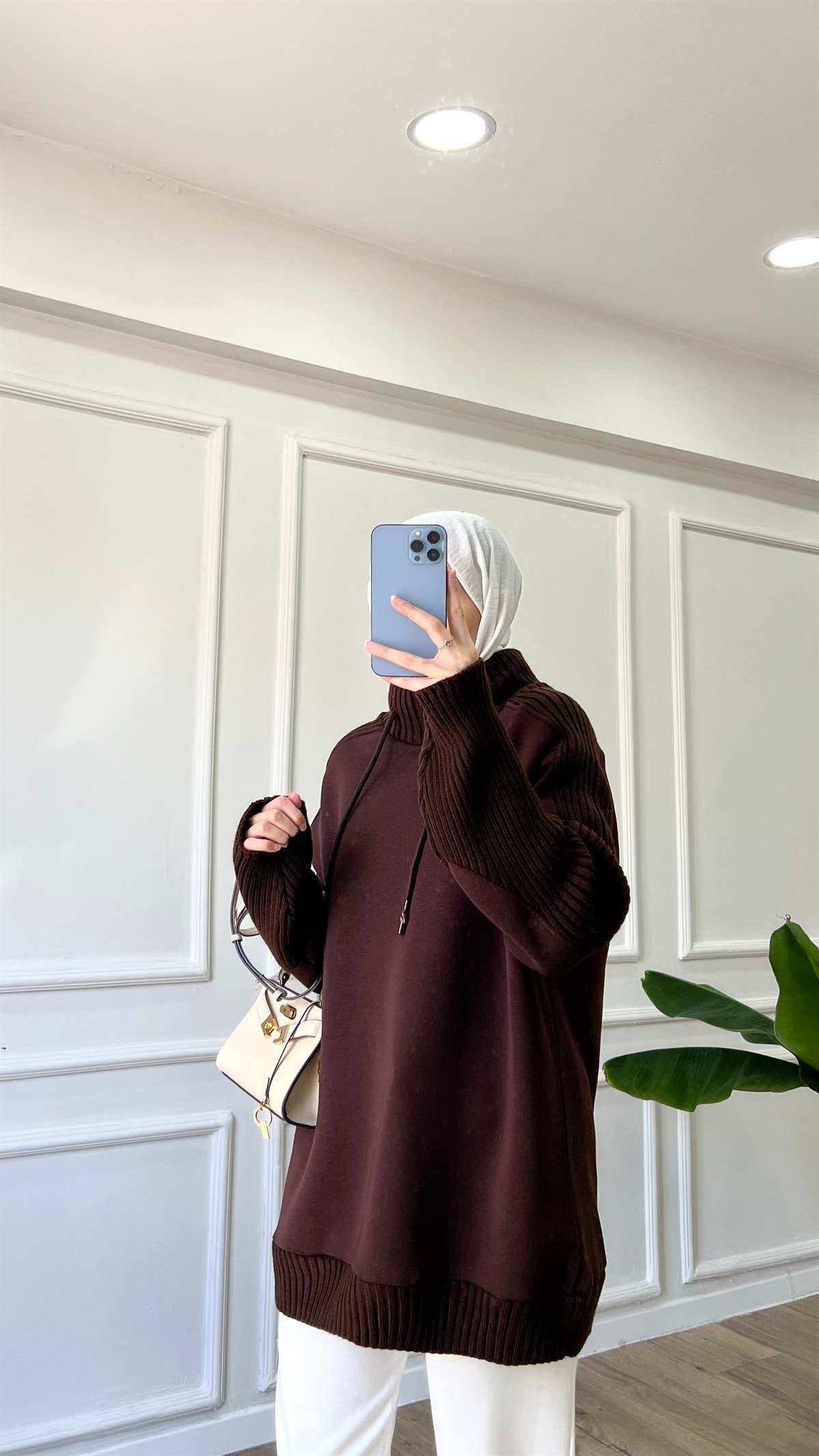 Acı Kahve Üç iplik sweatshirt