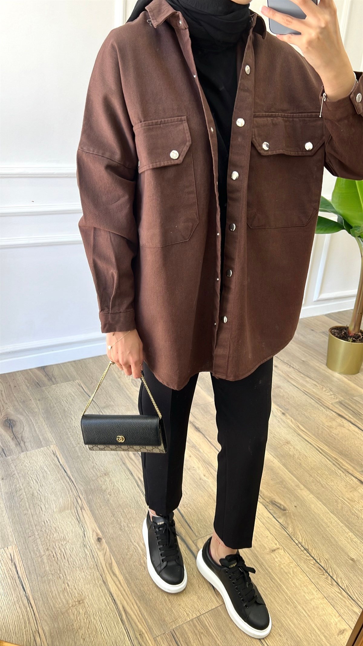 Cepli Ceket - Acı Kahve