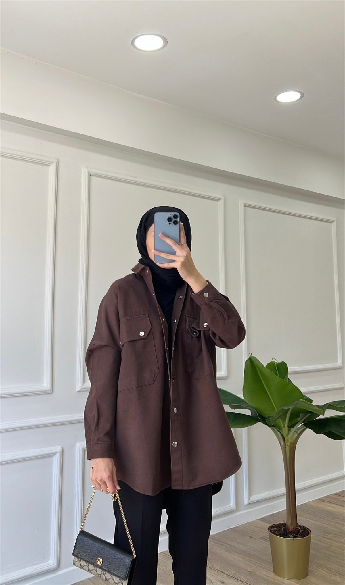 Cepli Ceket - Acı Kahve