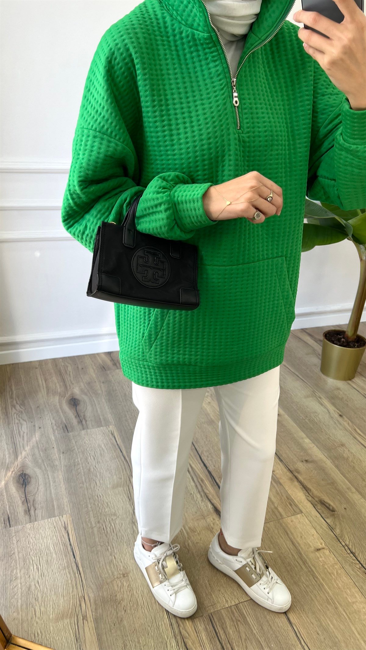 Fermuar Detaylı Sweatshirt - Benetton