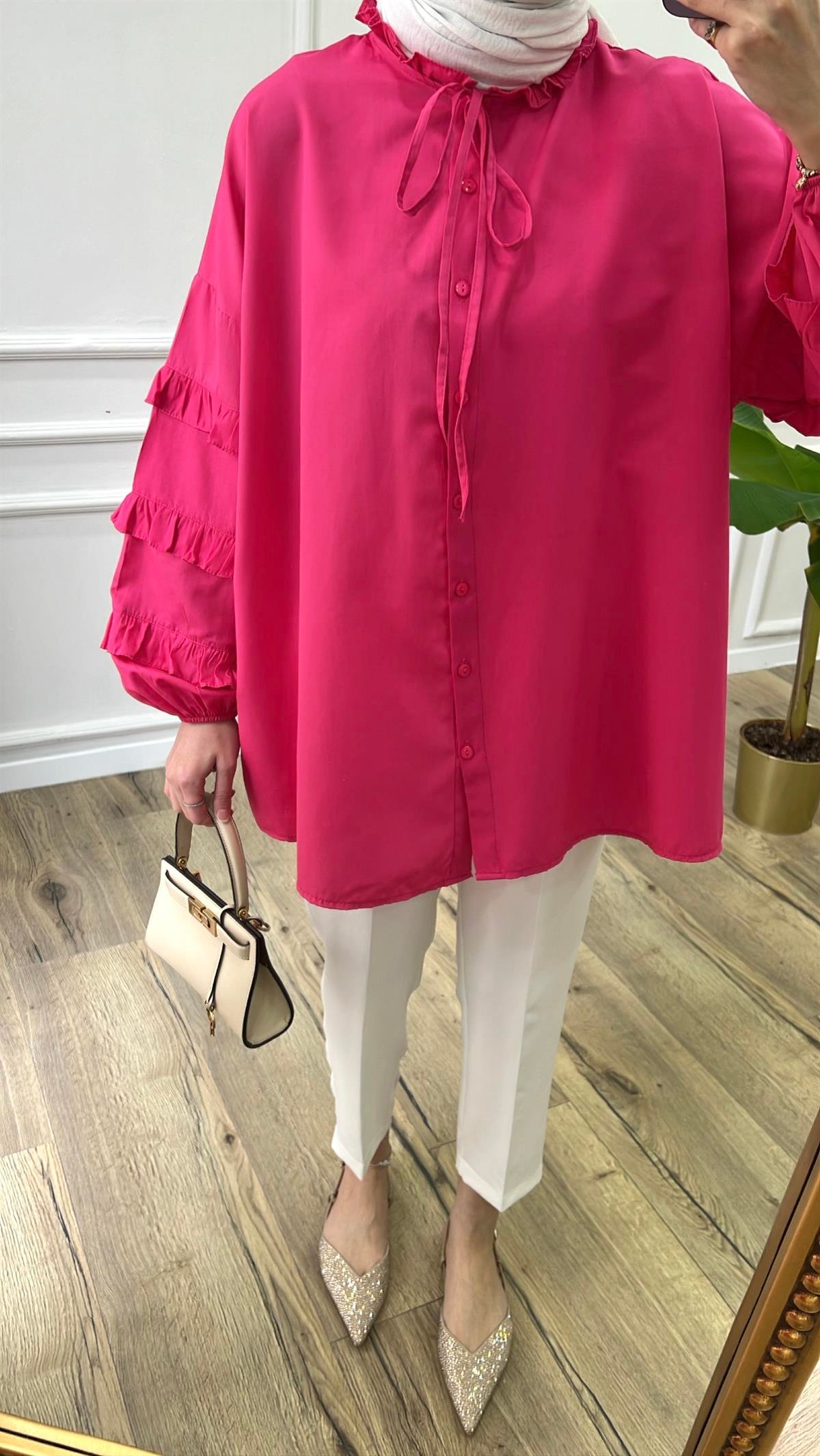 Freya Gömlek - Fuşya