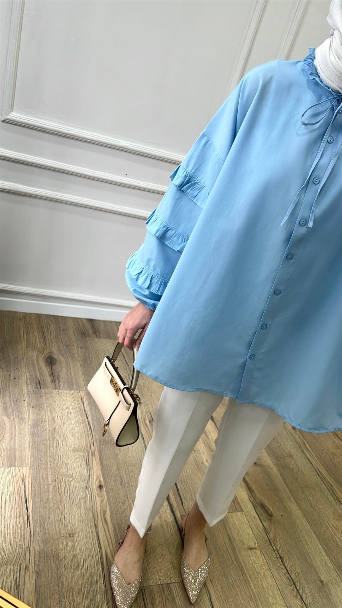 Freya Gömlek - Mavi