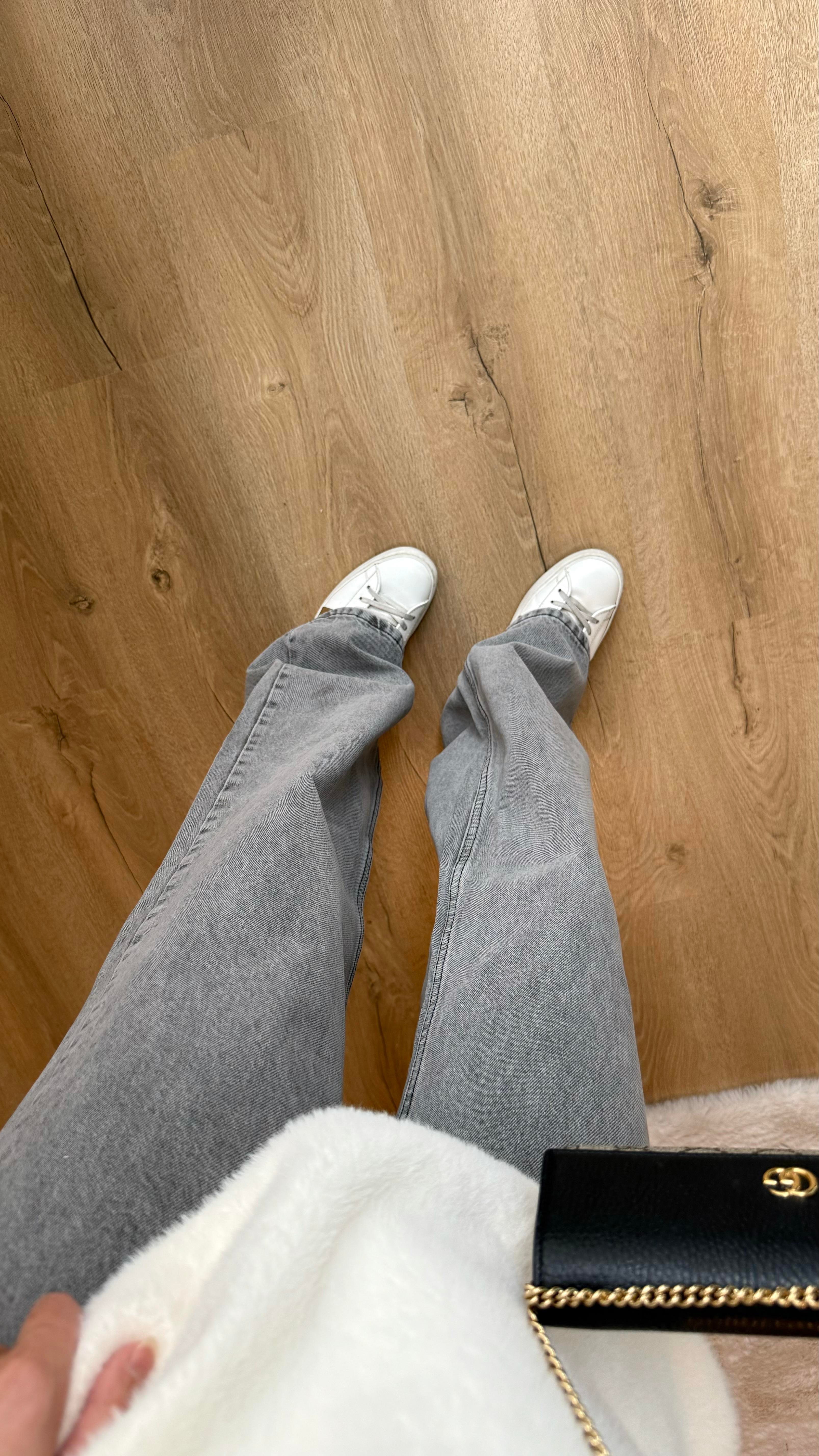 Geniş Paça Jean Antrasit