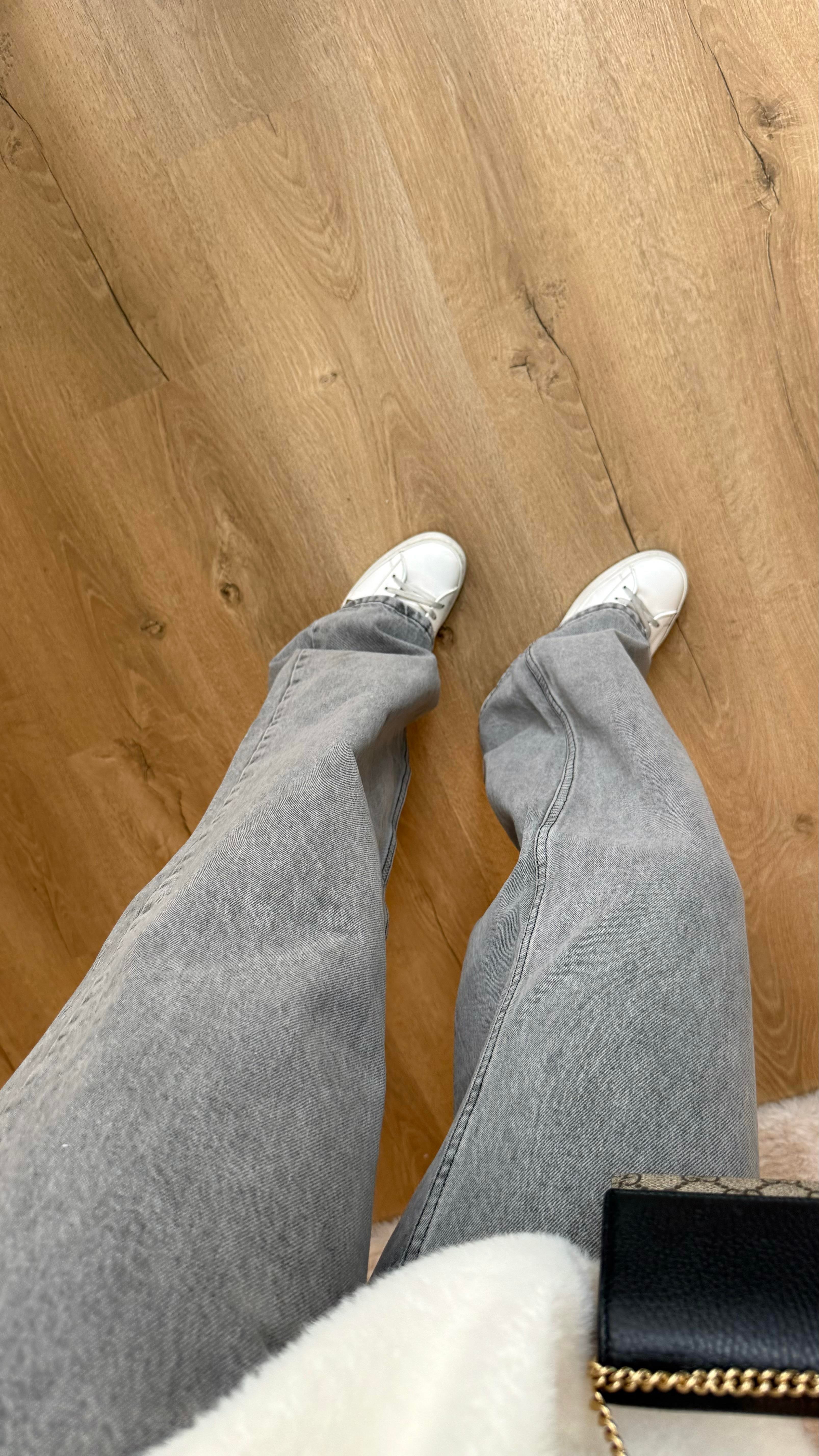 Geniş Paça Jean Antrasit