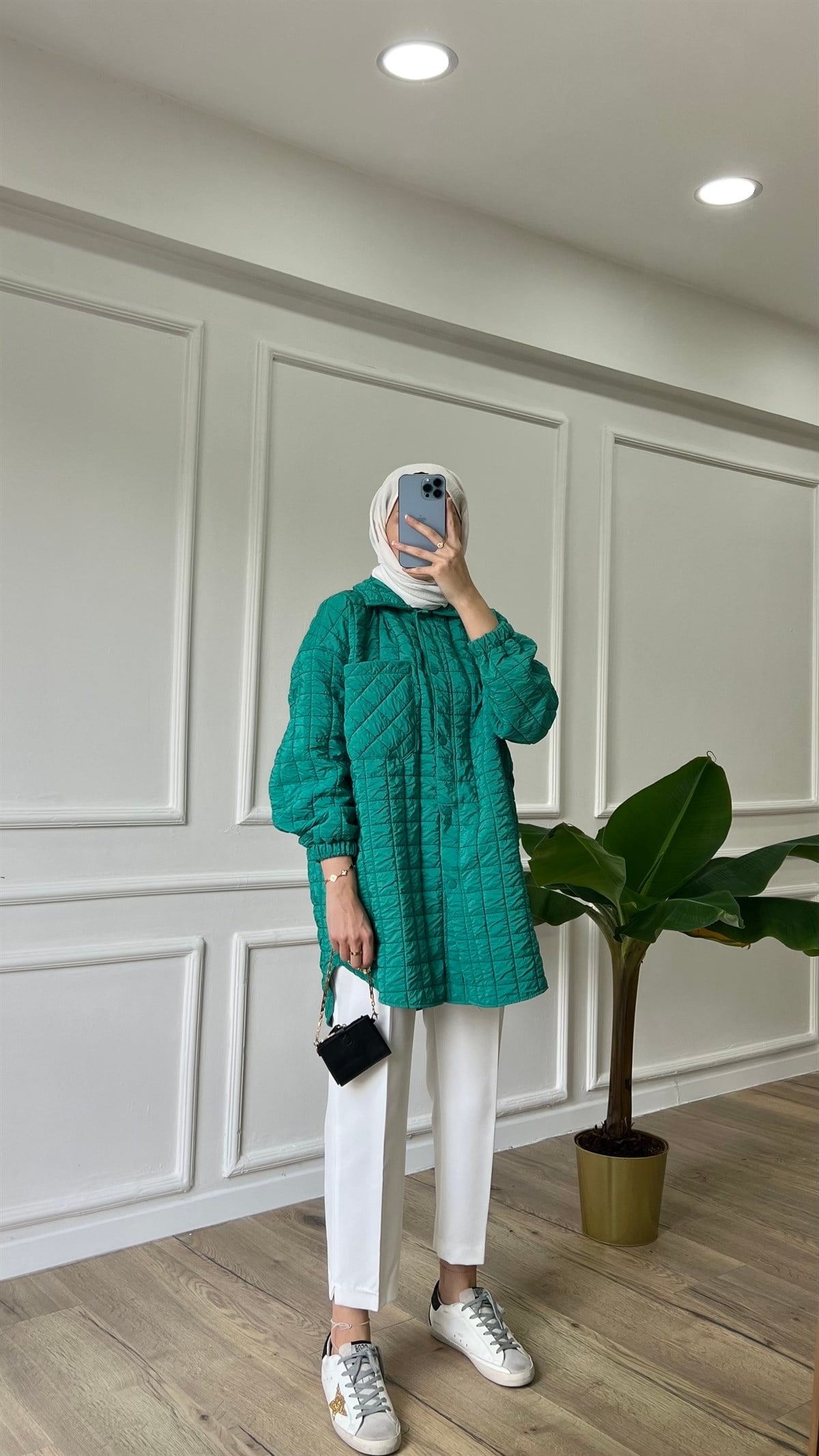 Kapitone Ceket - Benetton