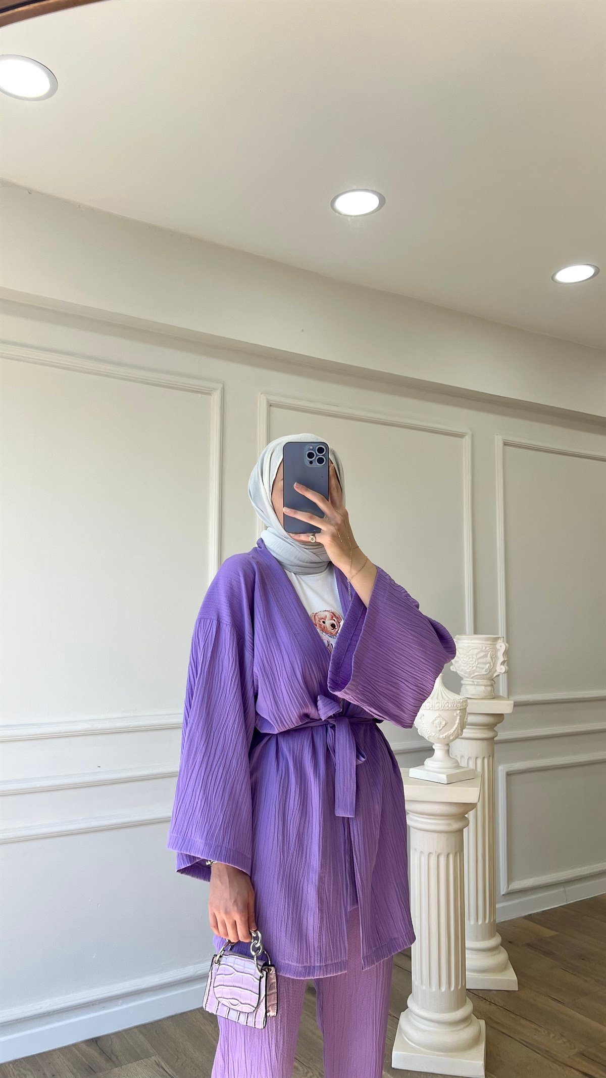 Kimono Takım - Lila