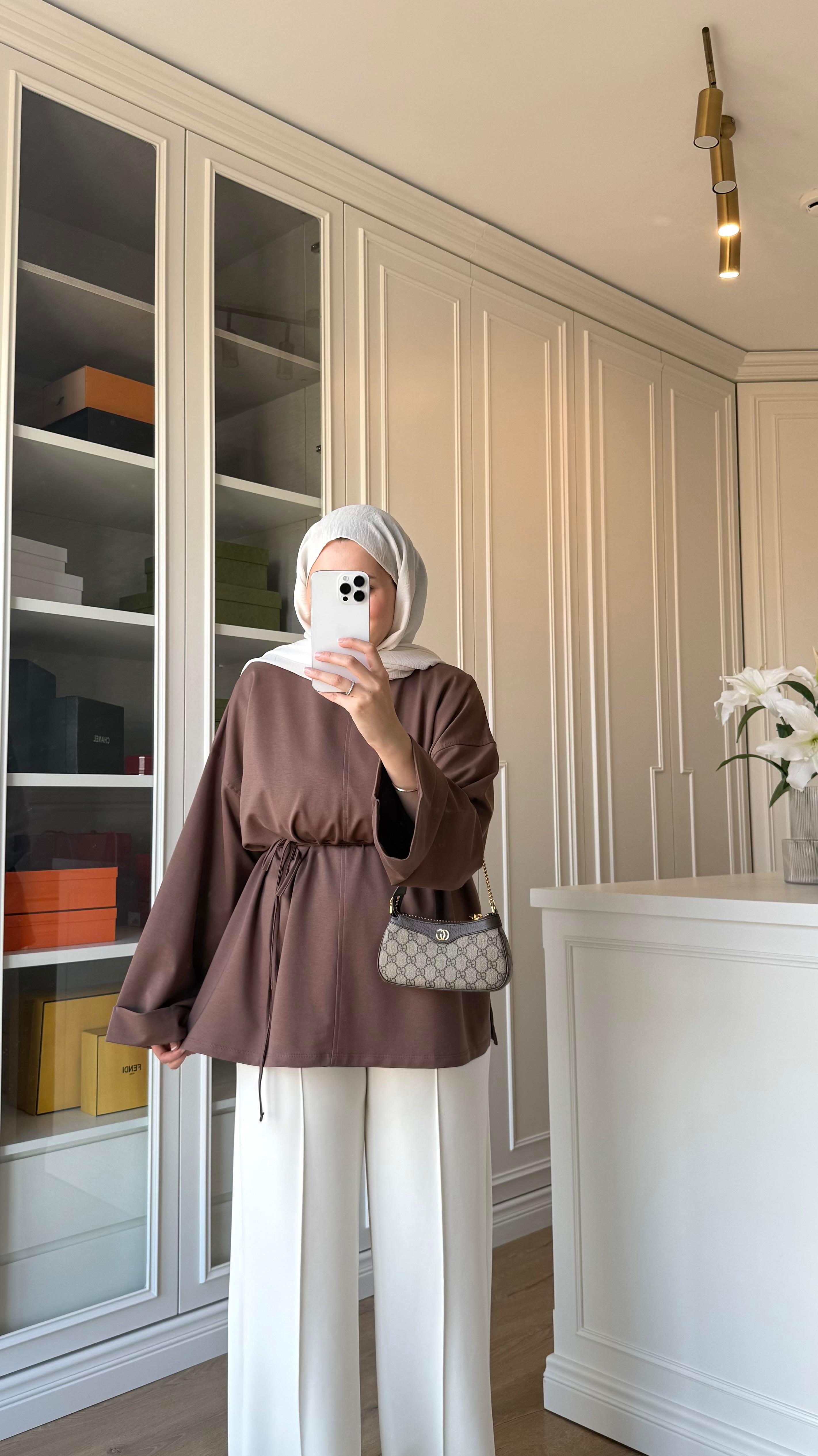 Lara Sweatshirt Acı Kahve