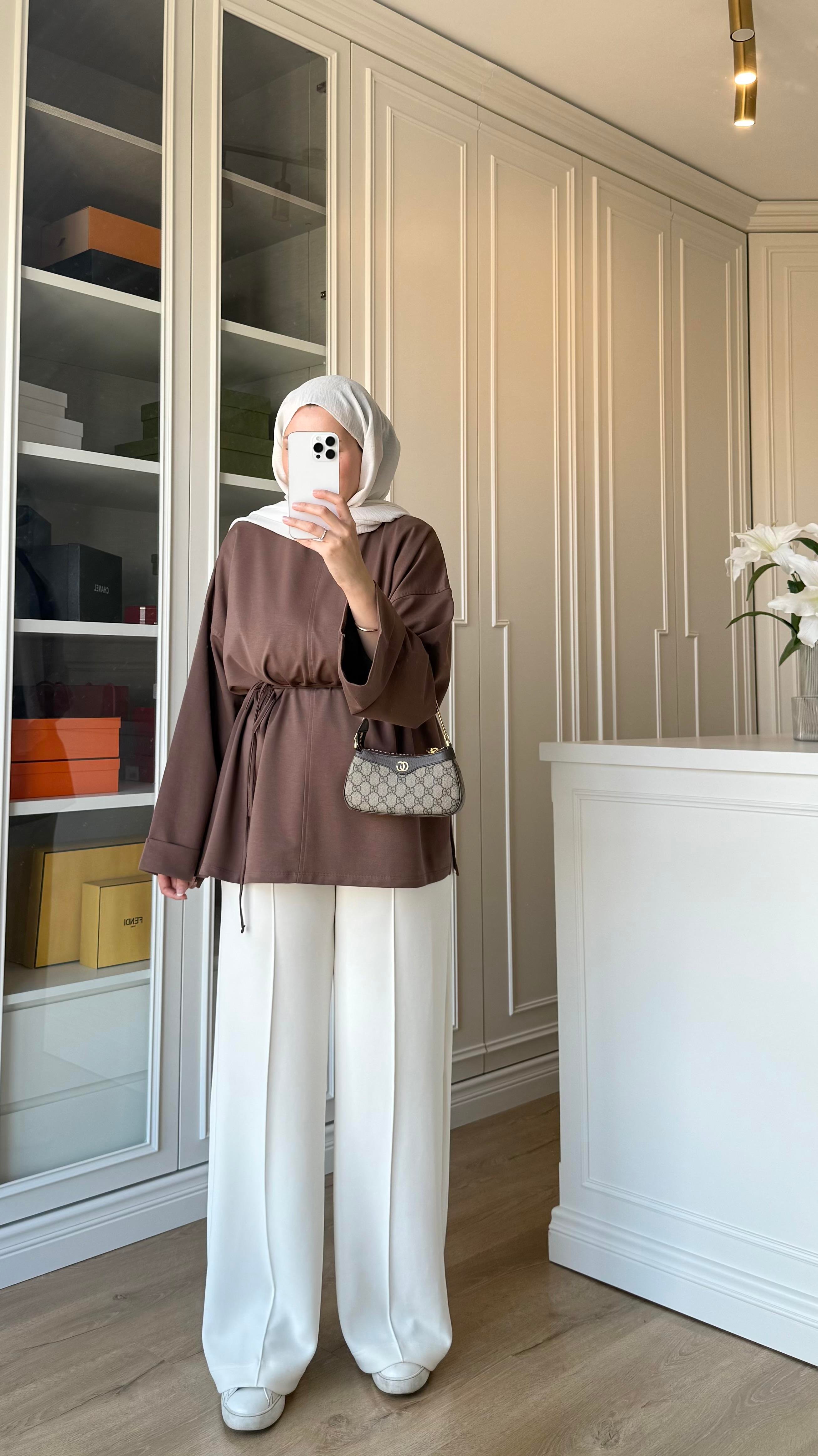 Lara Sweatshirt Acı Kahve