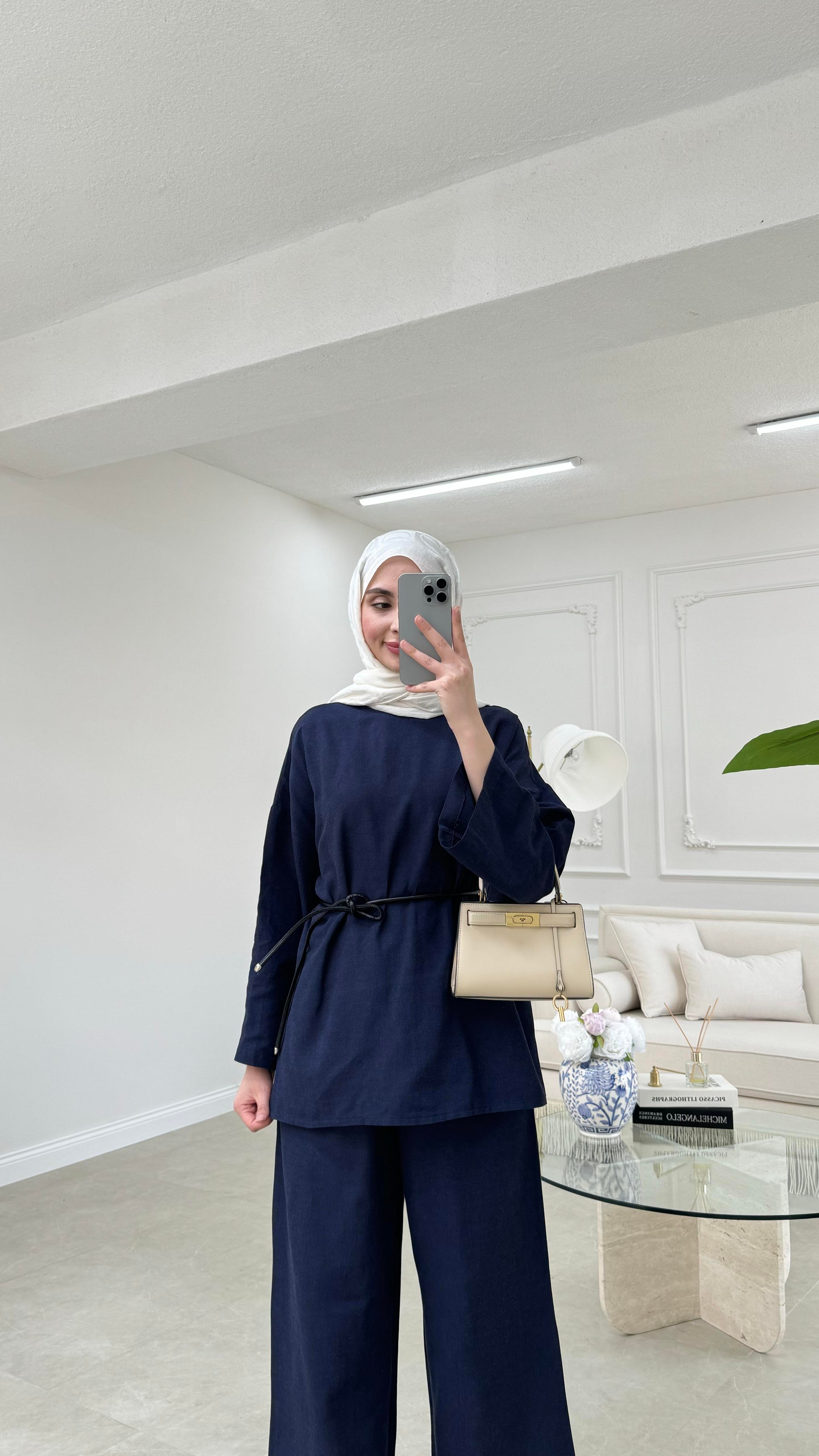 Lily Keten Takım Lacivert 