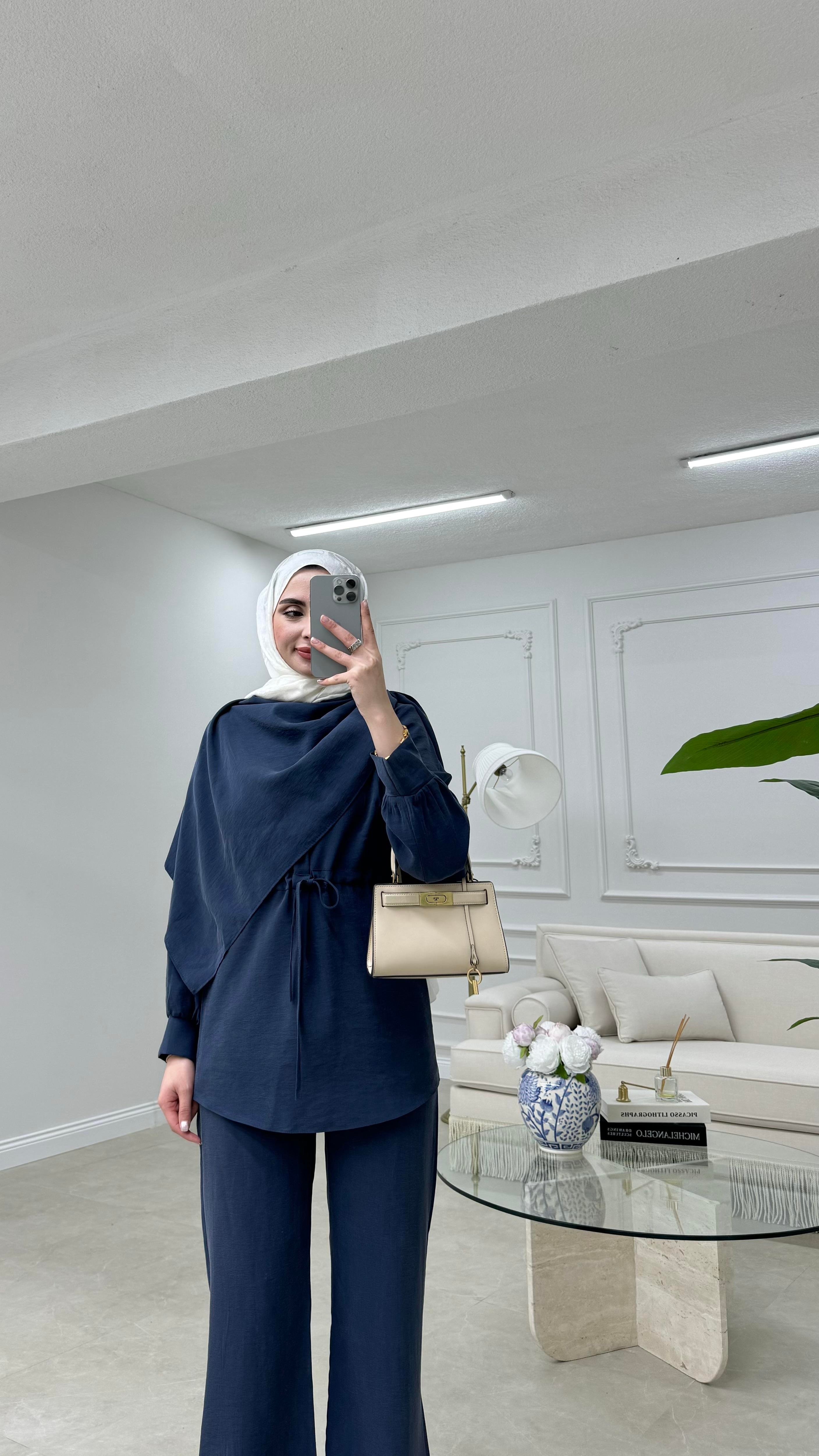 Lina Tensel Takım Lacivert