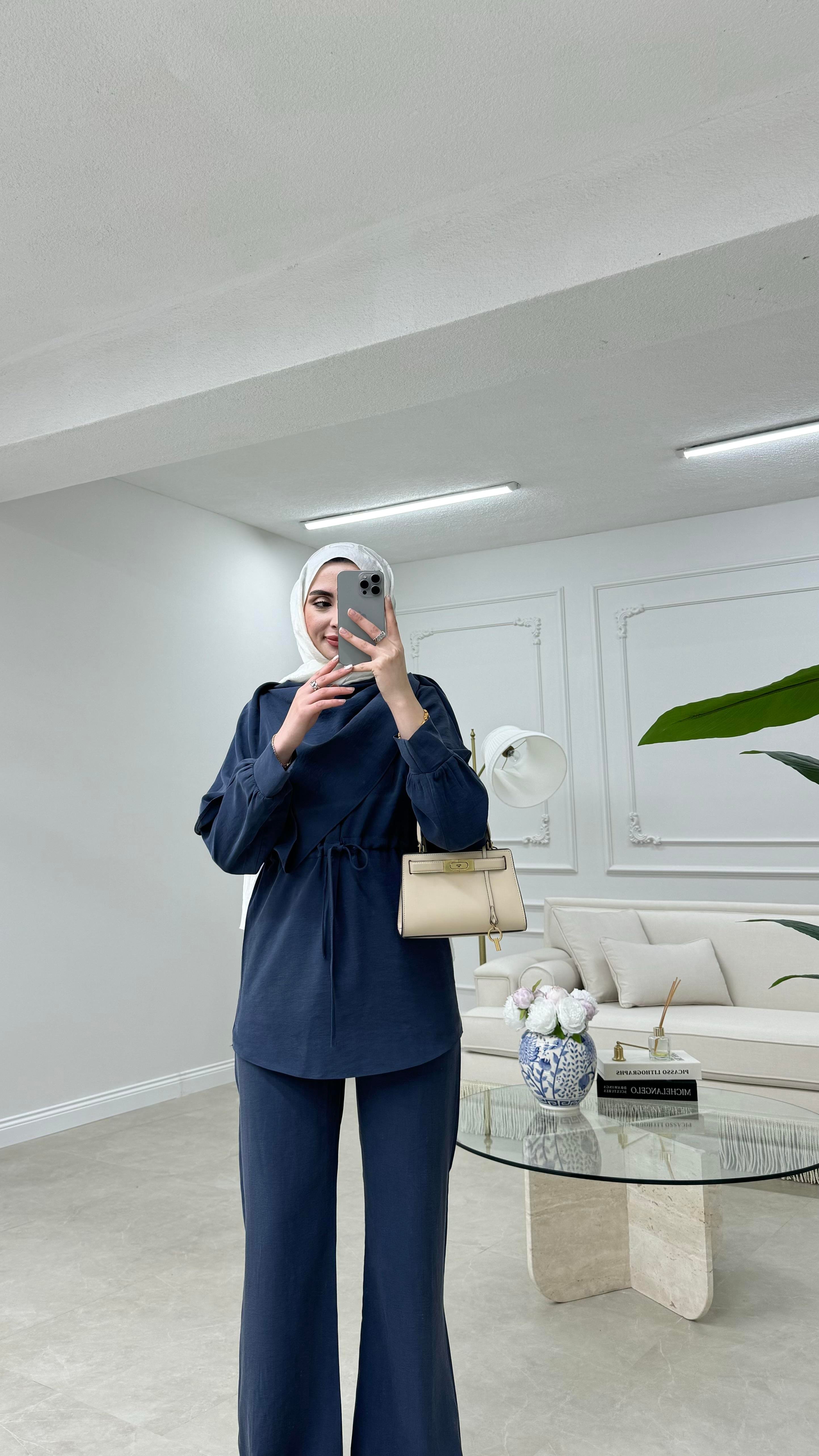 Lina Tensel Takım Lacivert