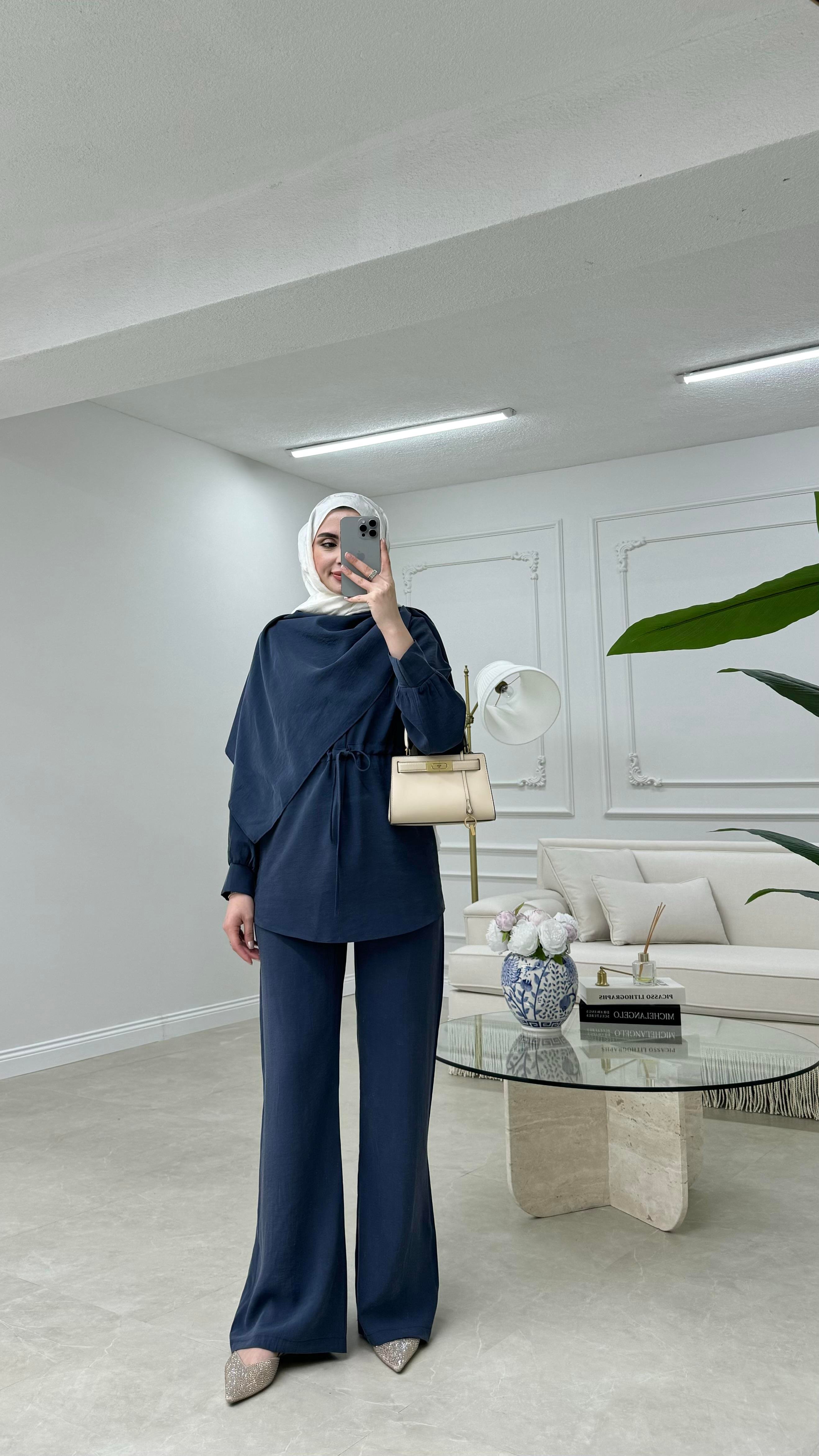 Lina Tensel Takım Lacivert