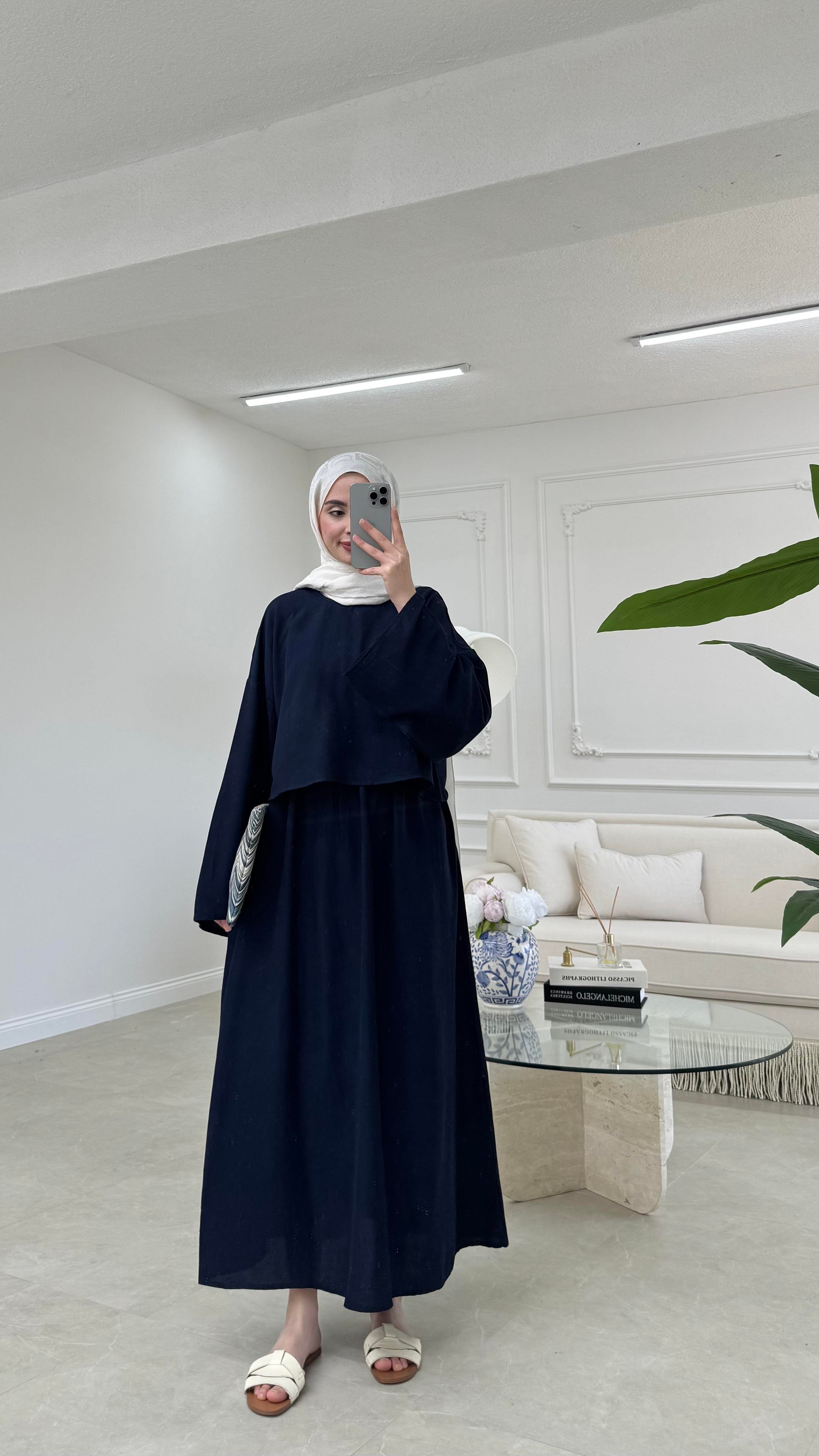 Meva Etek Takım Lacivert