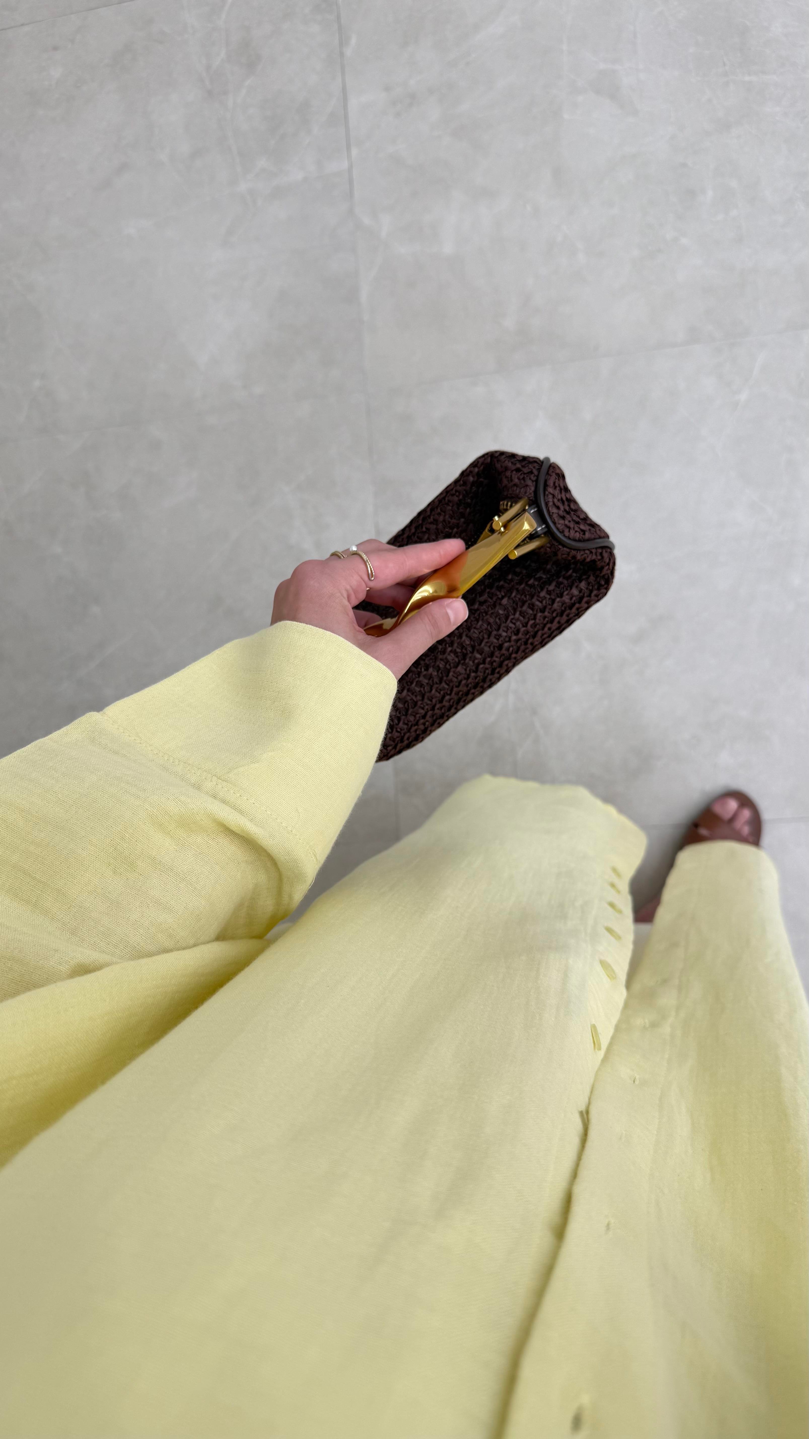 Müslin Gömlek Sarı