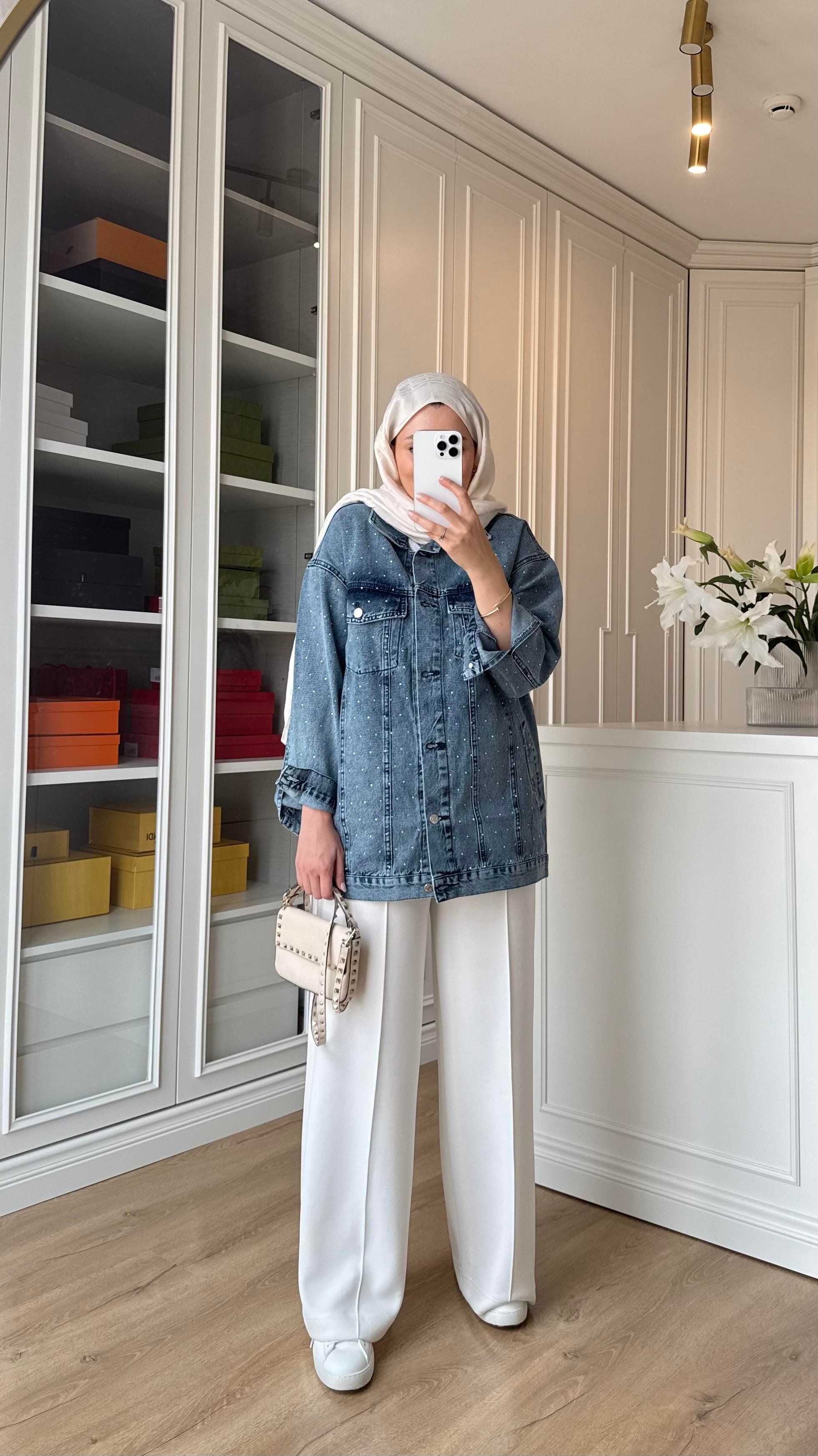 Neva Denim Ceket Mavi