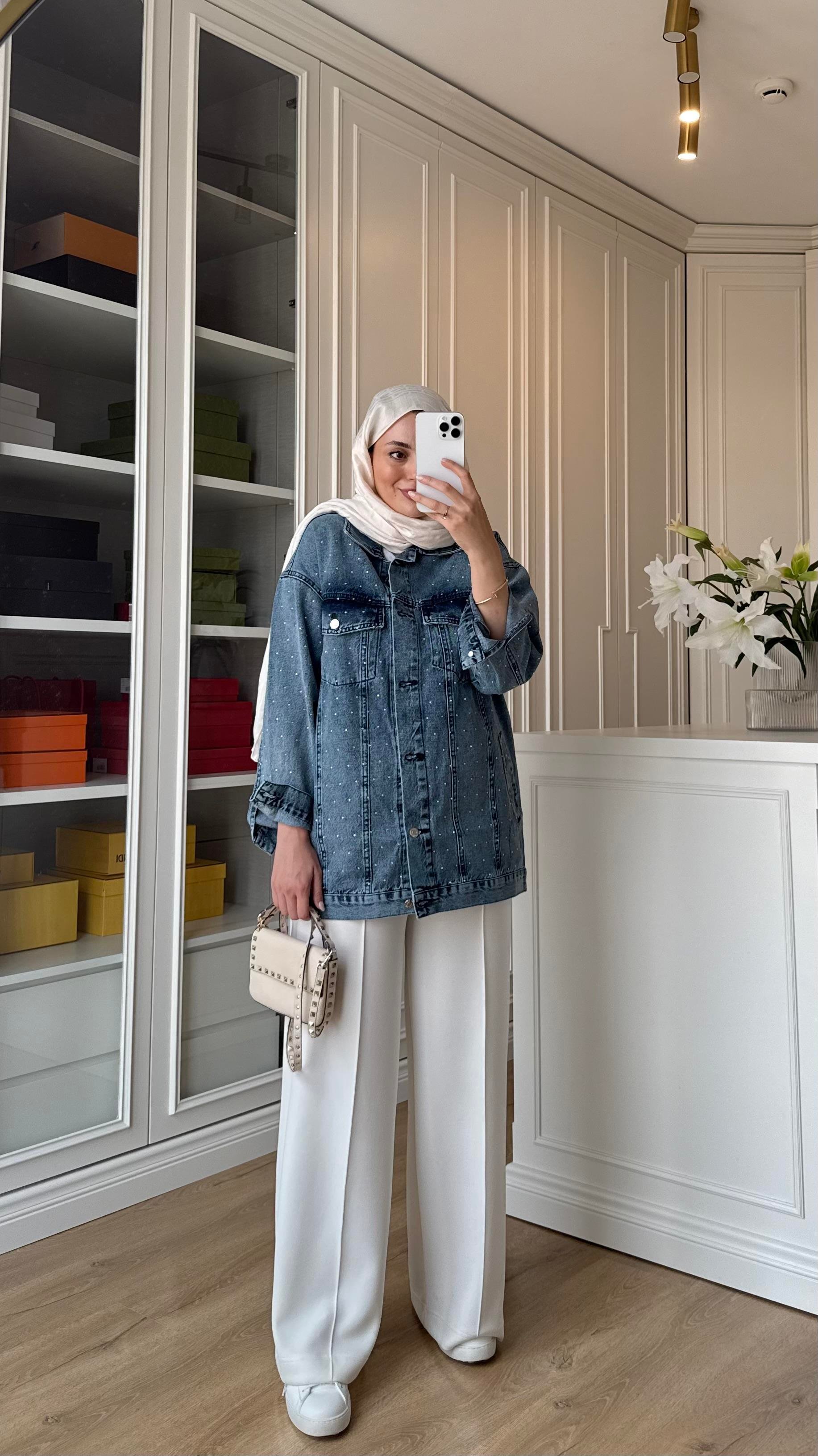 Neva Denim Ceket Mavi