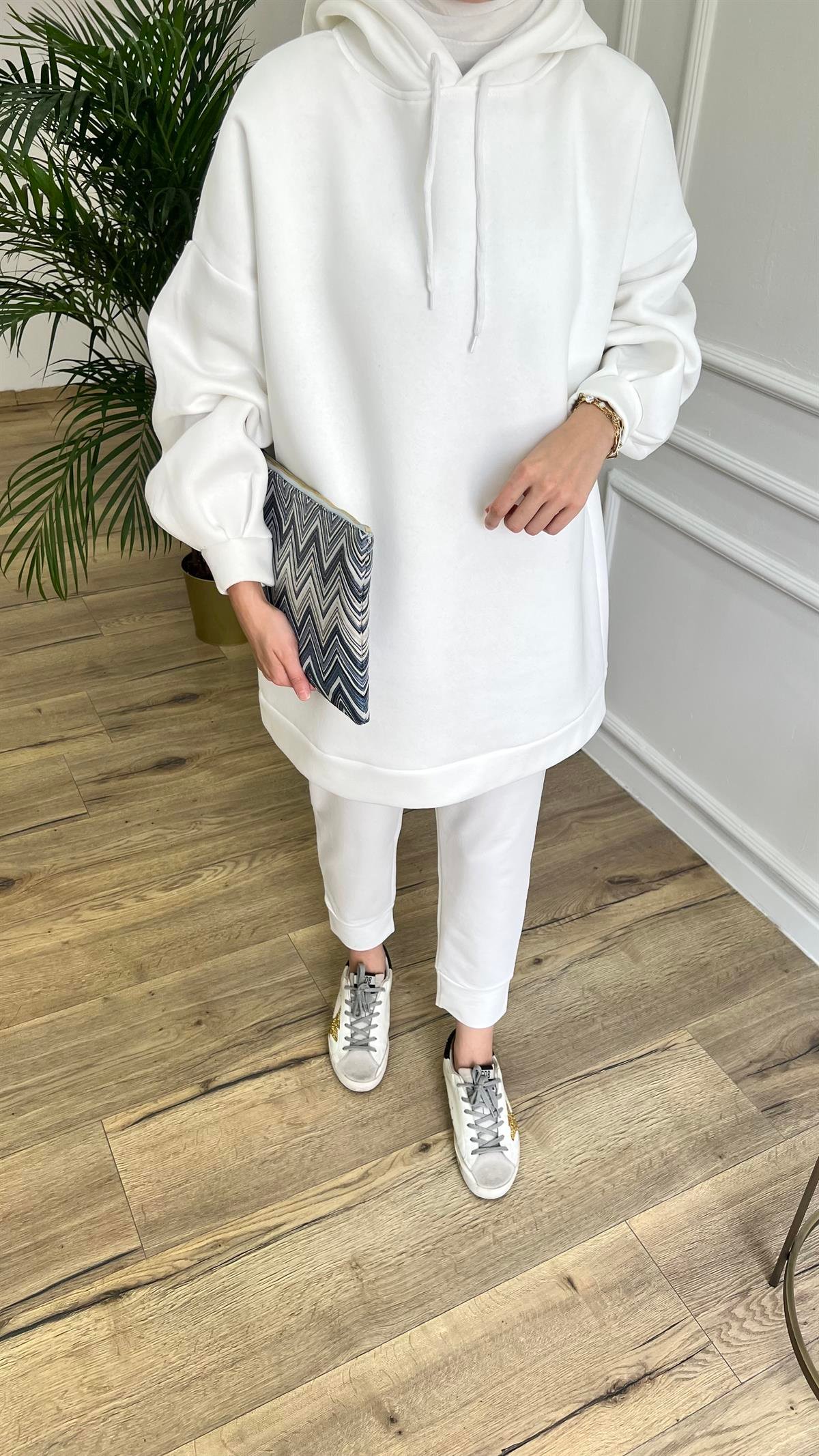 Rabi Sweatshirt Beyaz