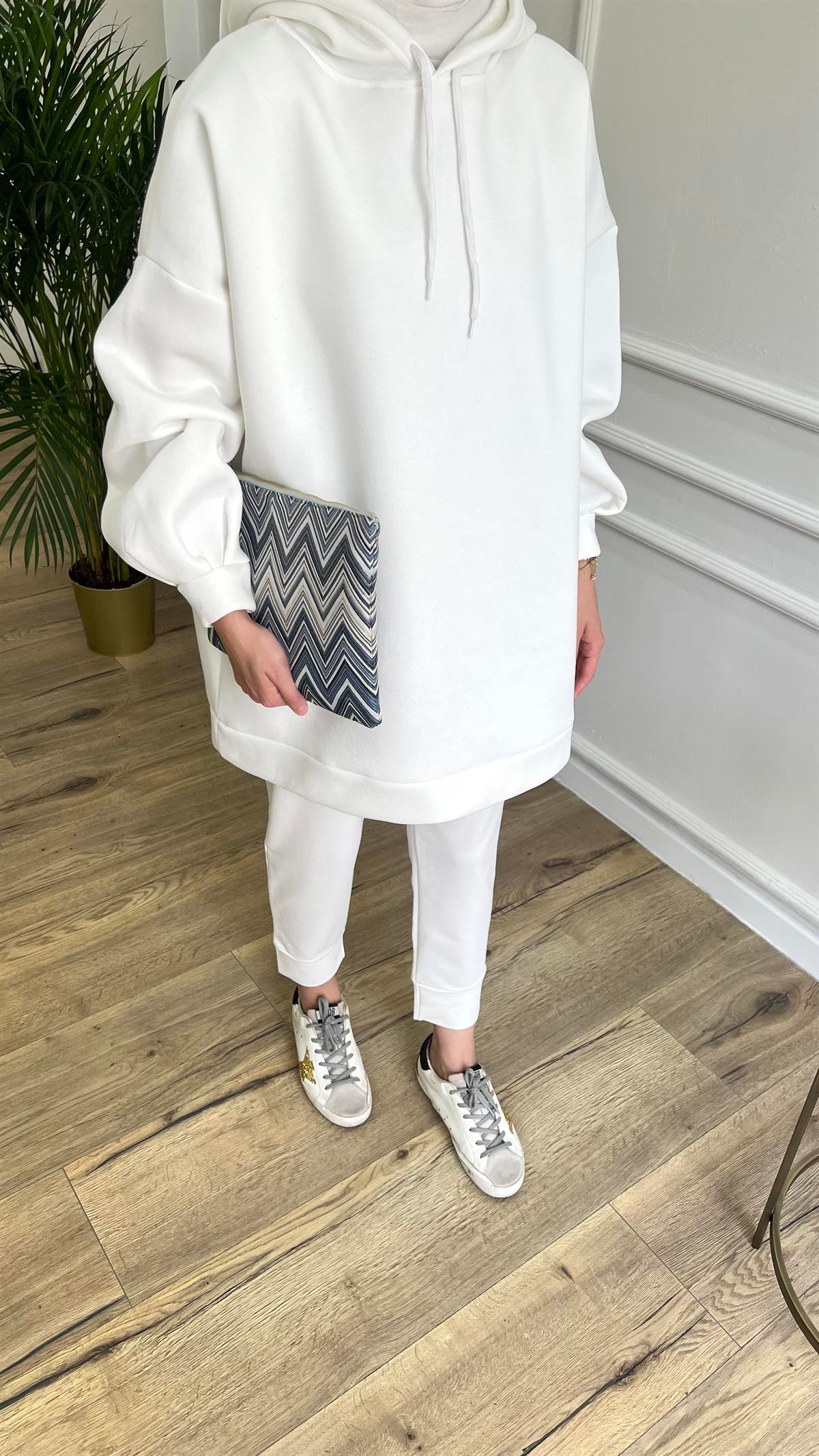 Rabi Sweatshirt Beyaz