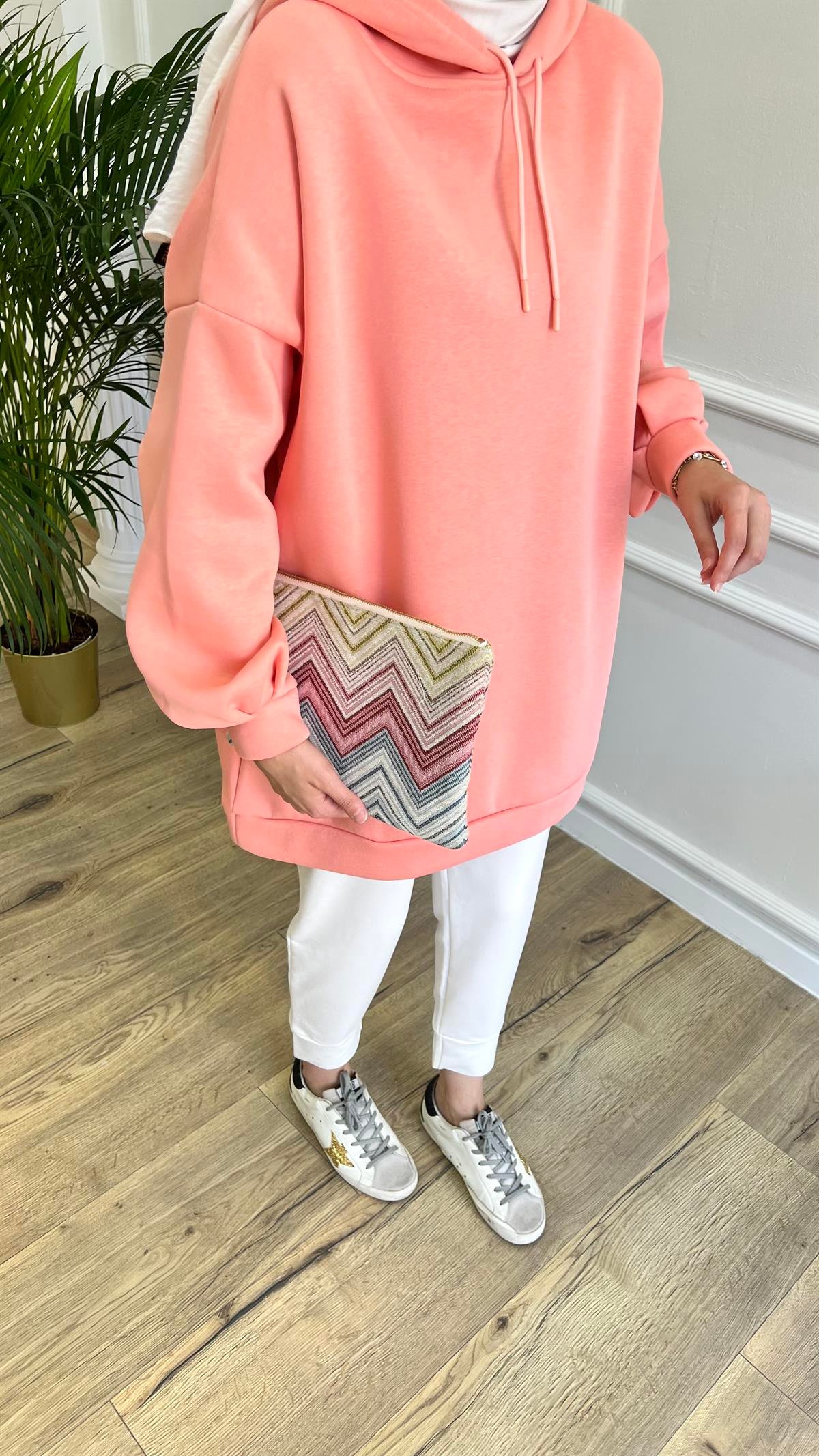 Rabi Sweatshirt Pembe