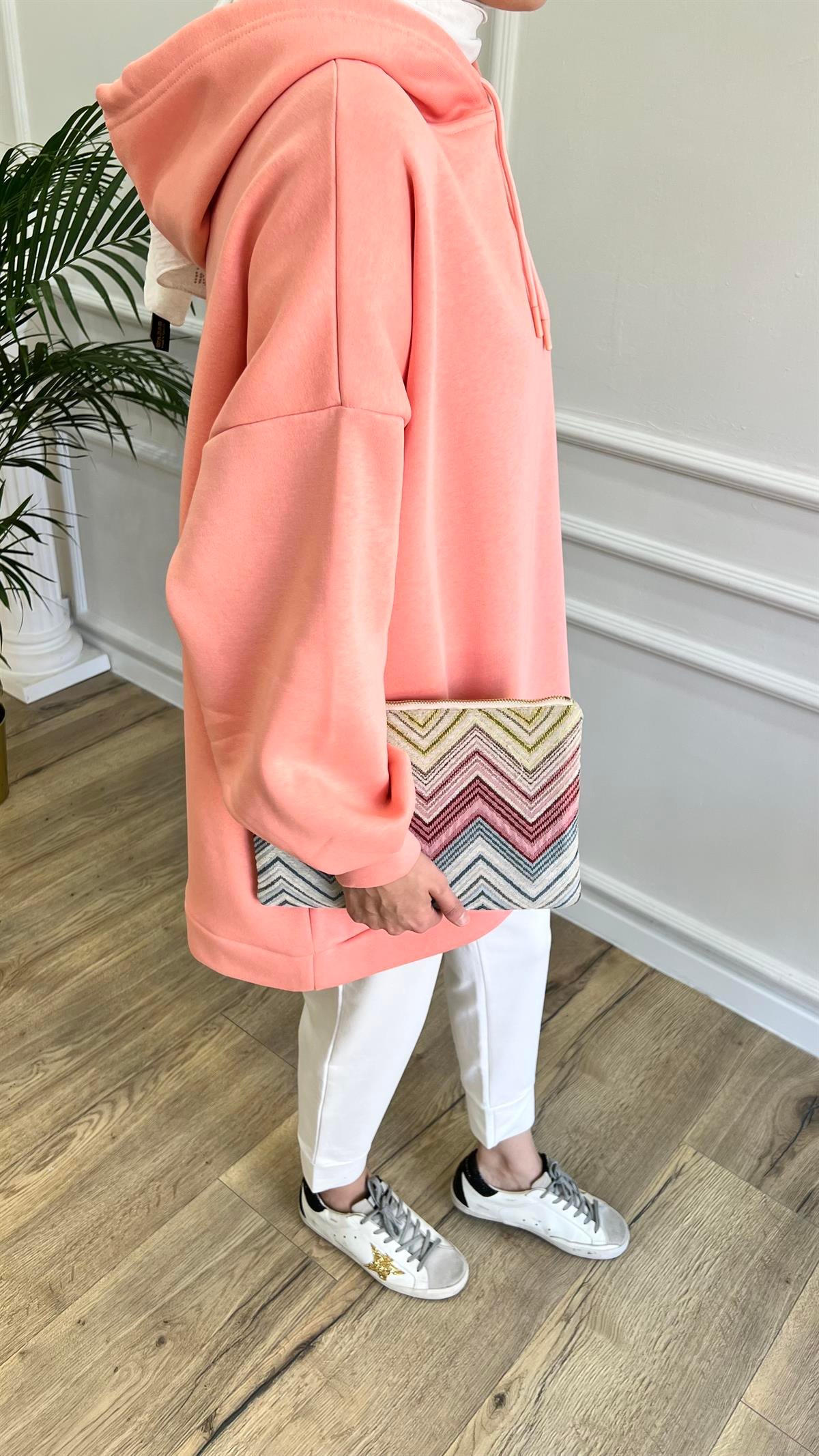 Rabi Sweatshirt Pembe