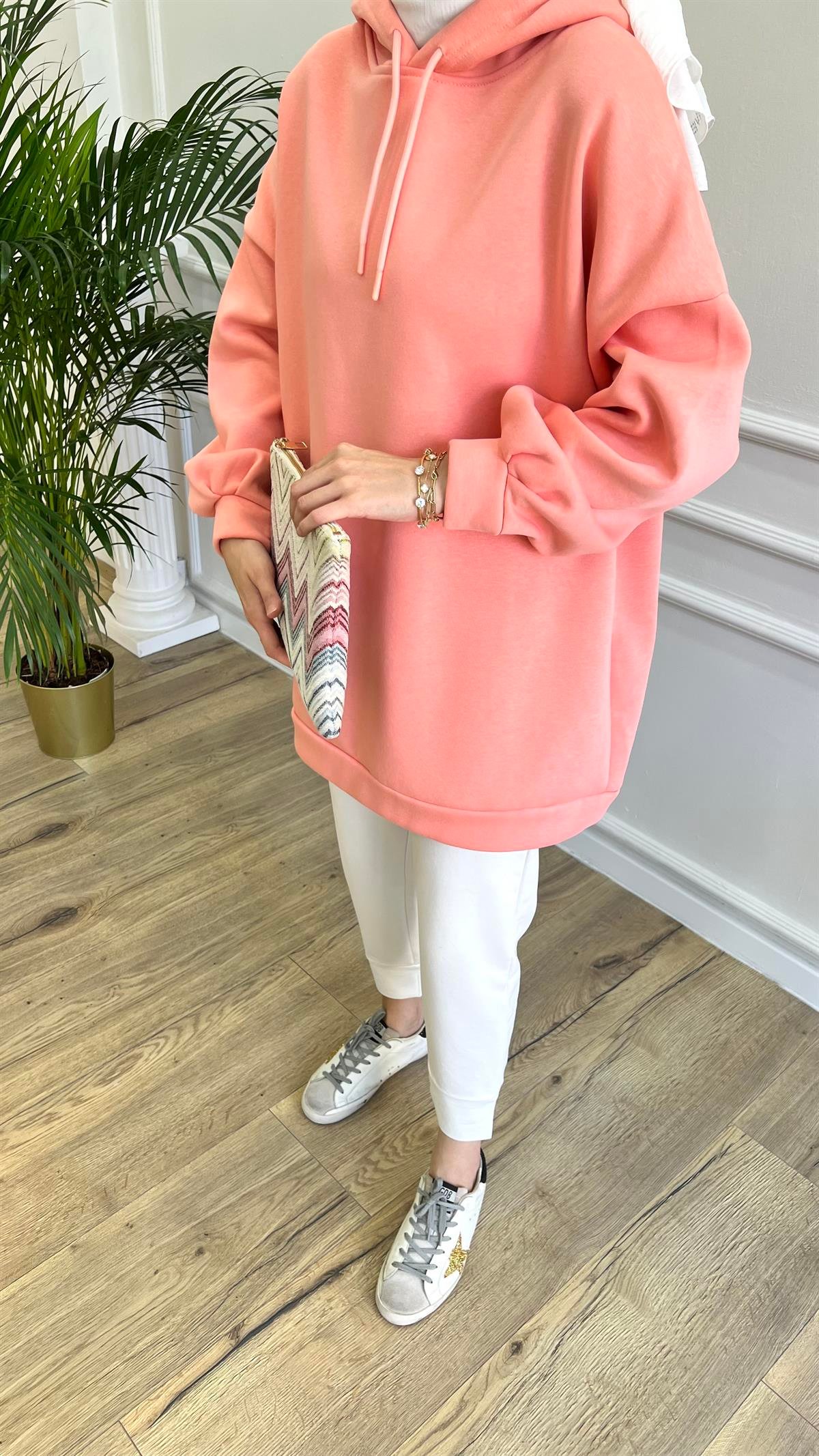 Rabi Sweatshirt Pembe