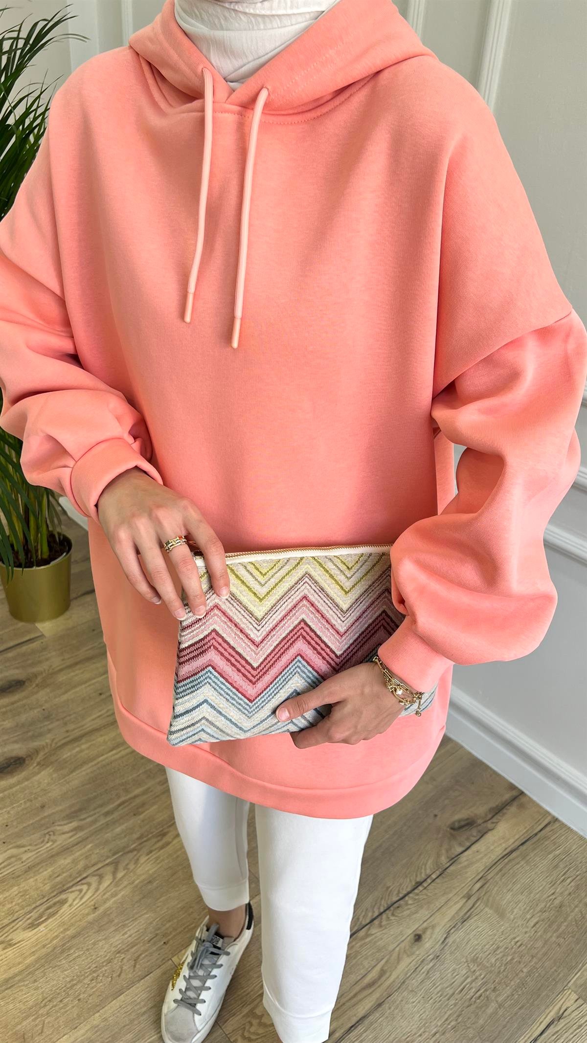 Rabi Sweatshirt Pembe