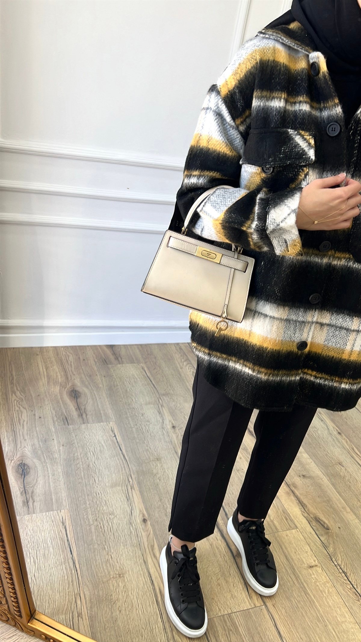 Siyah Oduncu Gömlek