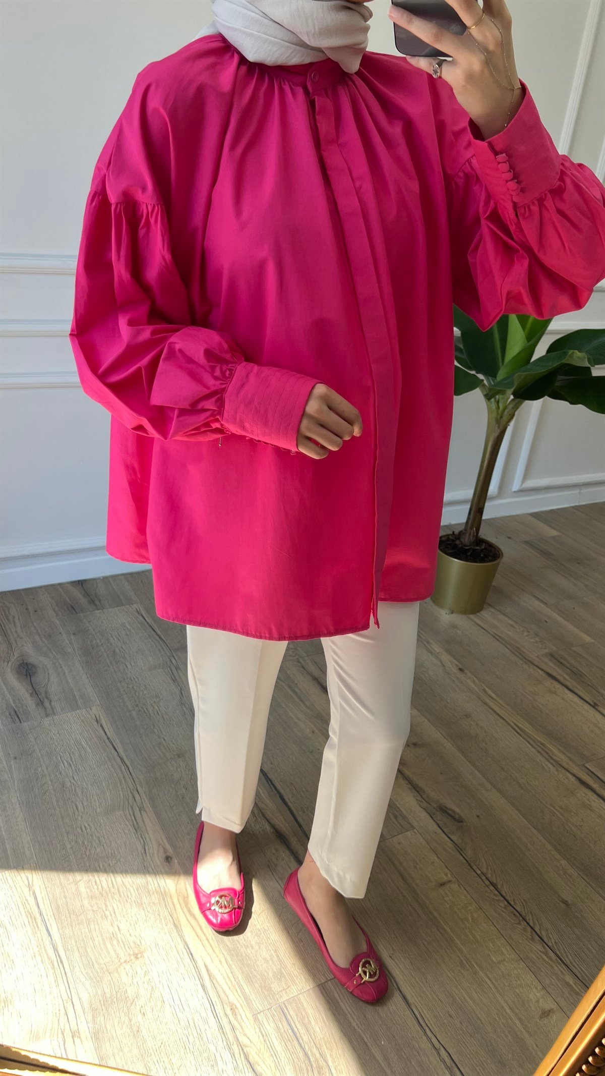 Stella Gömlek - Pembe