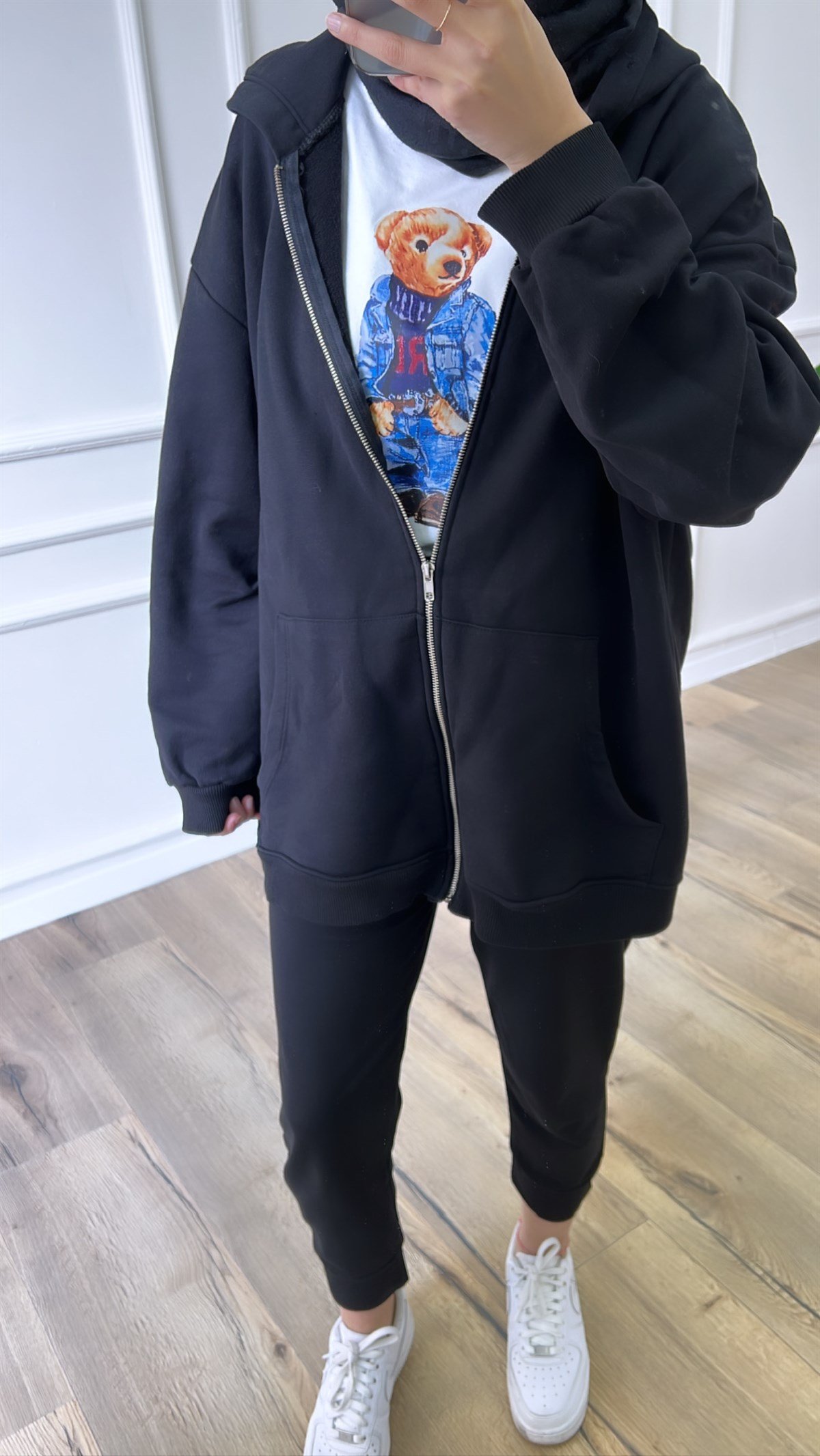 Teddy Bear Tisört - Beyaz