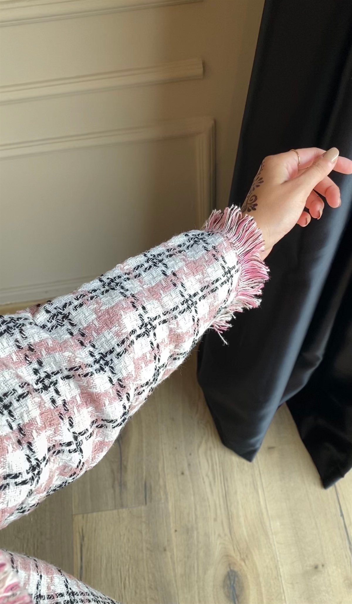 Tüvit Ceket - Pembe