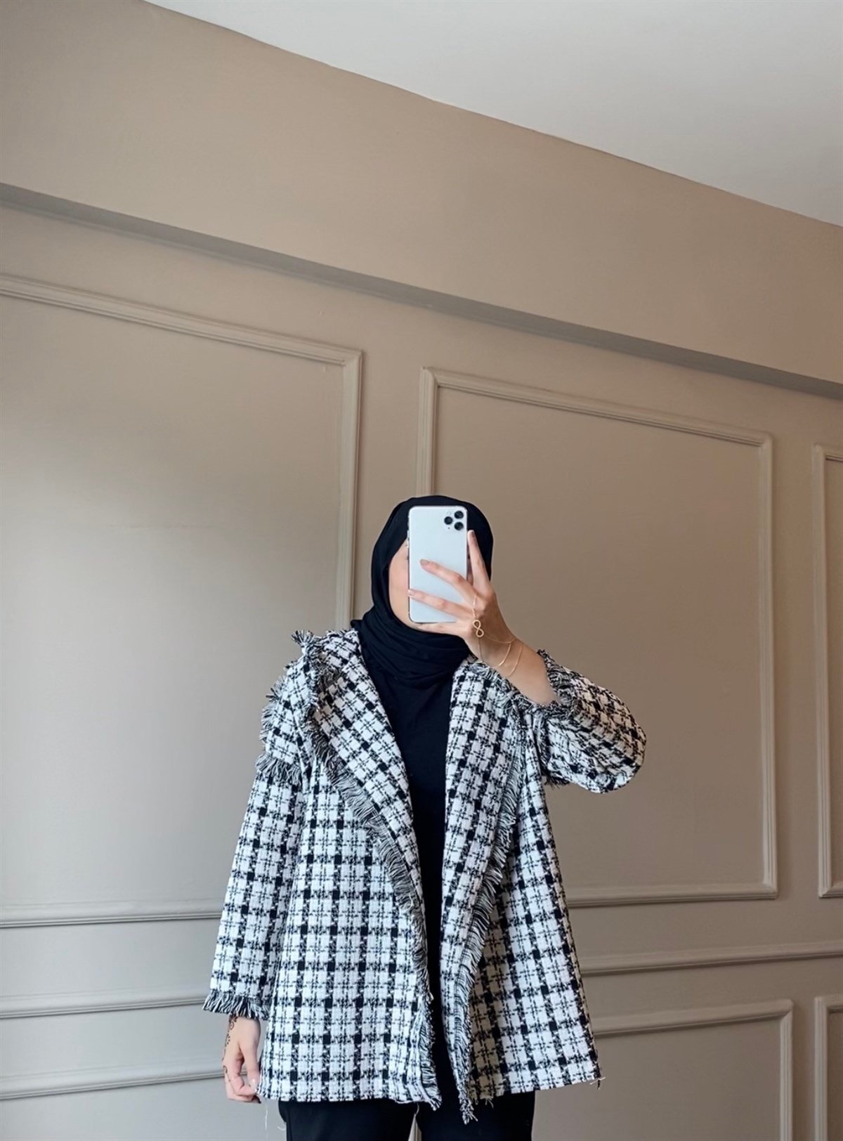 Tüvit Ceket - Siyah