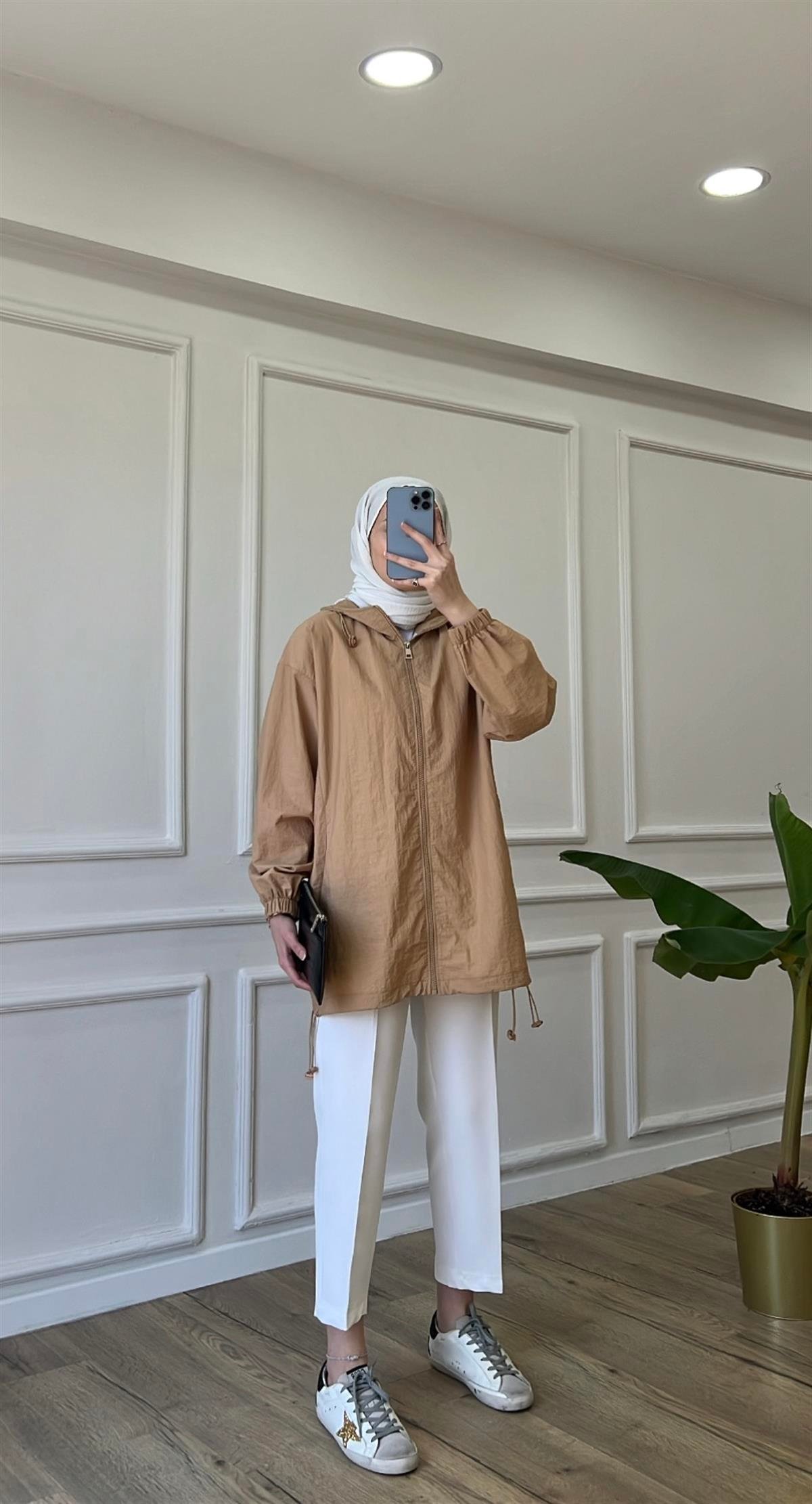 Yağmurluk - Camel 