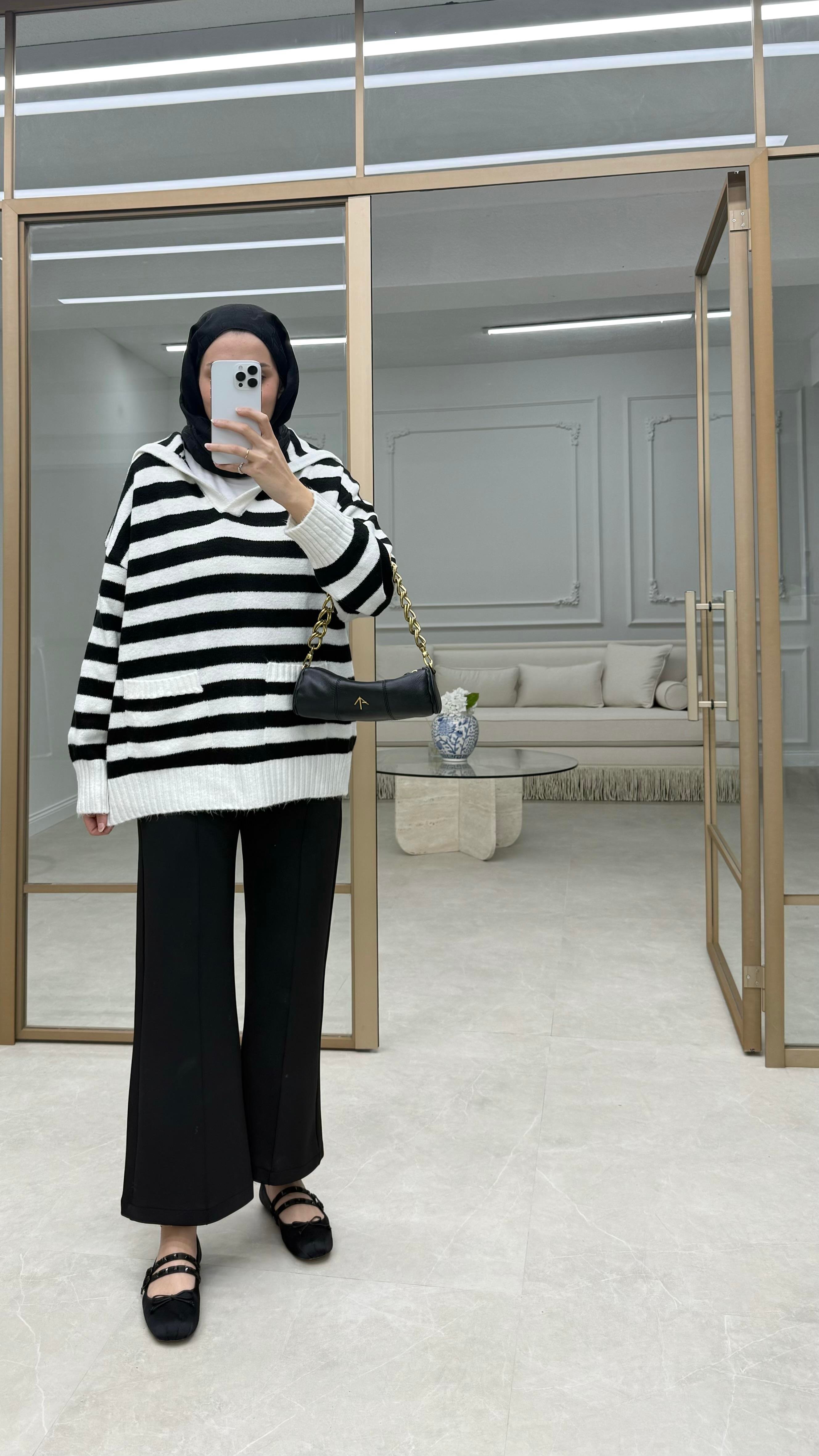 Yeni Çımalı Pantolon Siyah