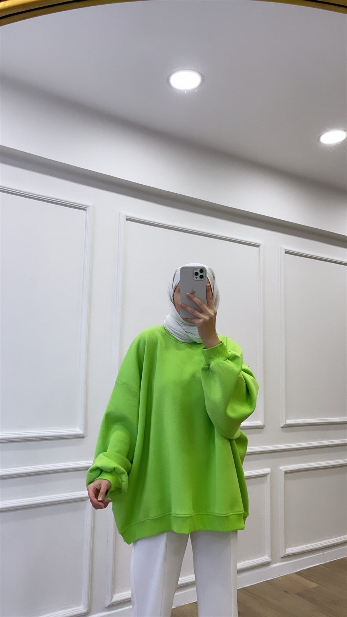 Yesil Oversize Sweat 