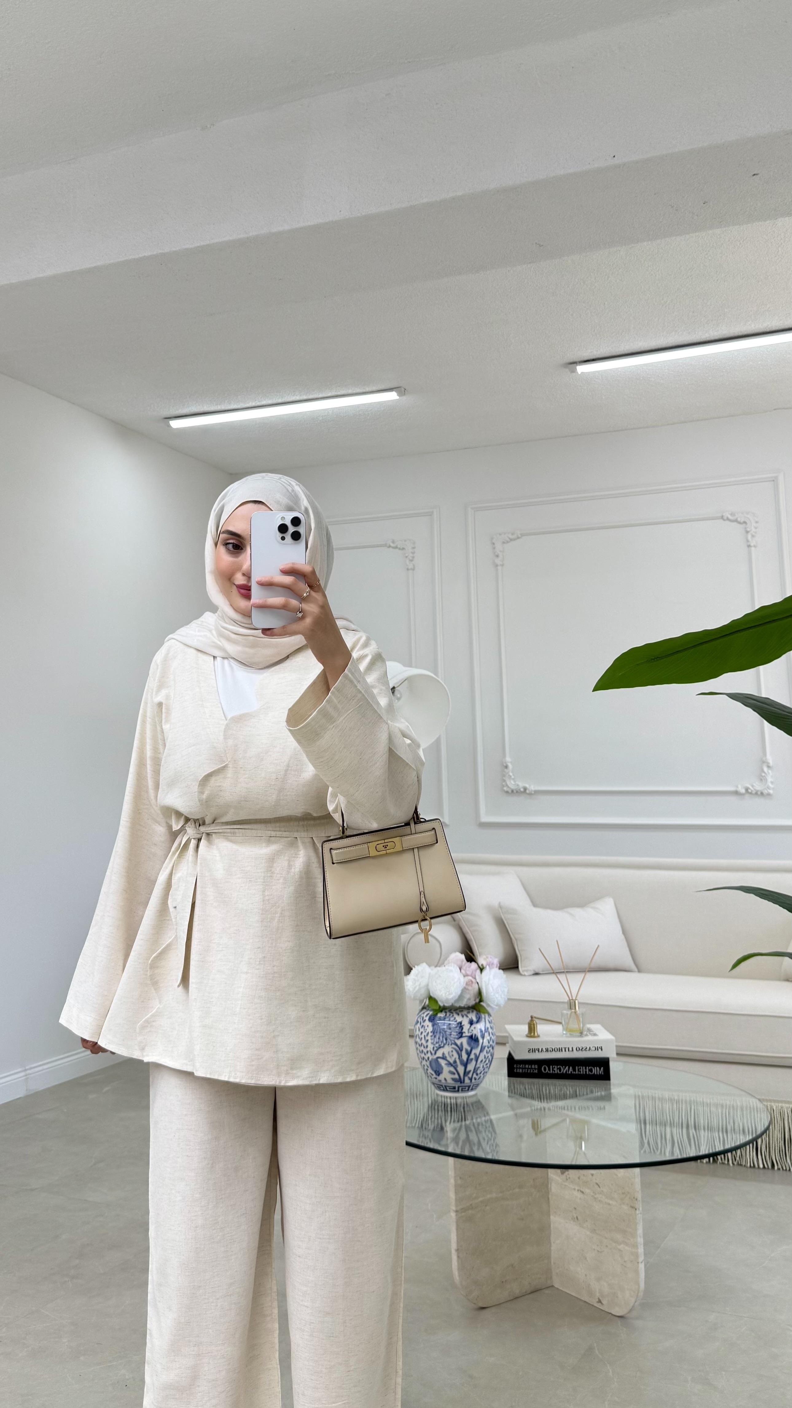 Zeyna Takım Naturel