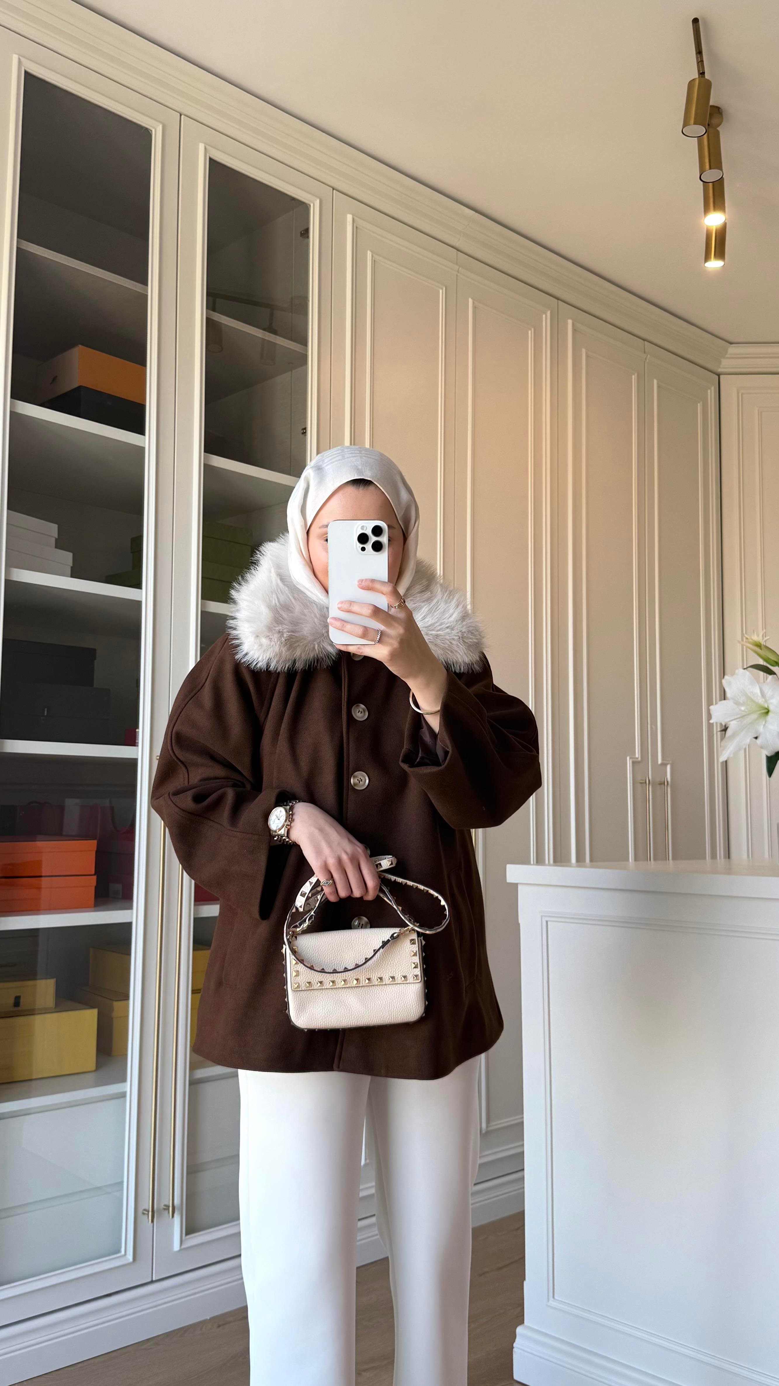 Zr Model Kaşe Kaban Acı Kahve 
