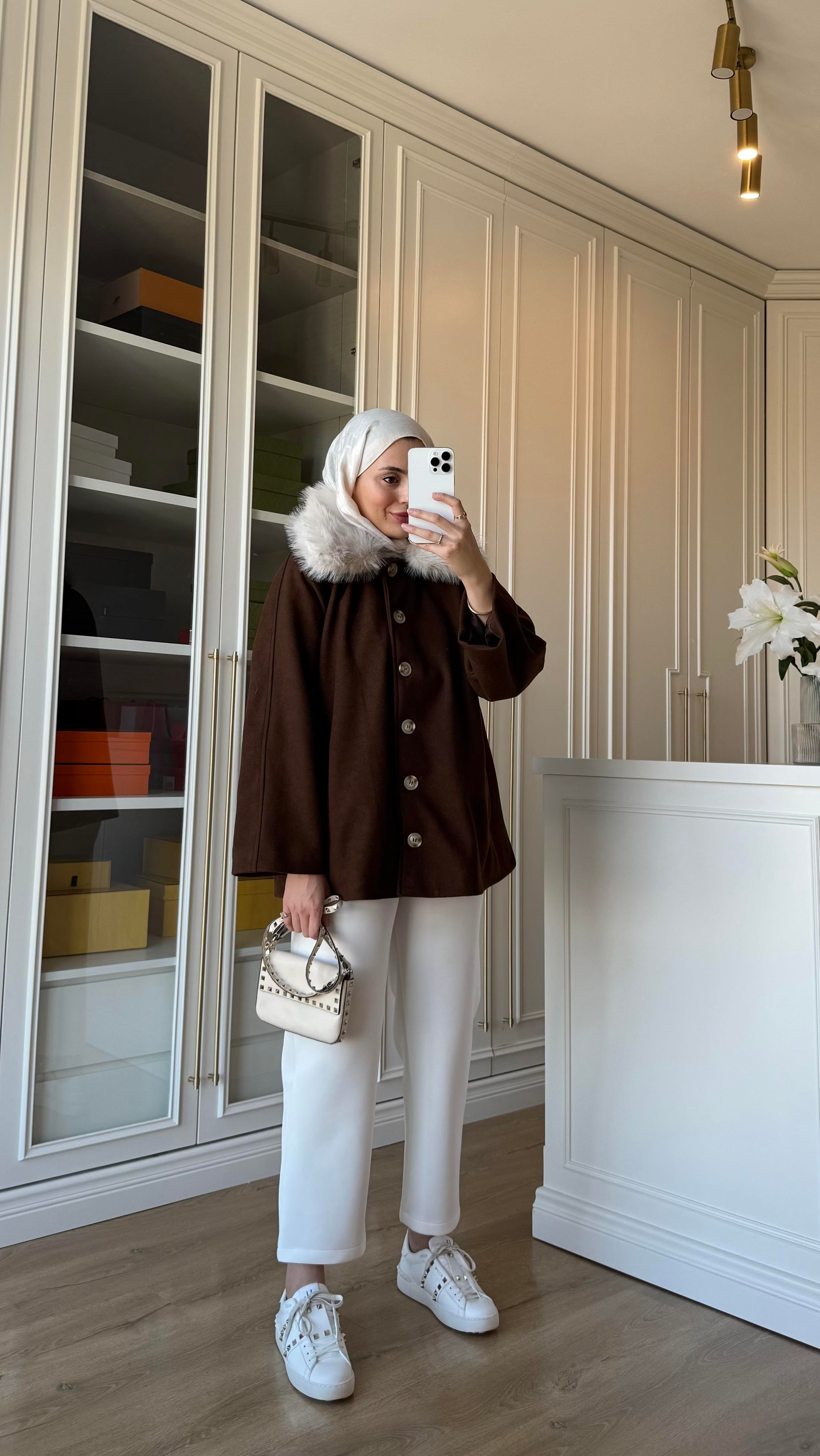 Zr Model Kaşe Kaban Acı Kahve 