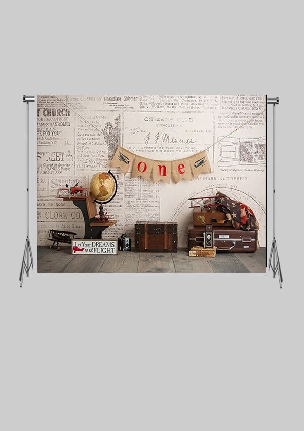 KATLANIR KIRIŞMAZ KUMAŞ - 2 EN 1.5 MT BOY - Travel ve Atlas Bavul Pilot  - FABRIC BACKDROP - Stüdyo Fonu