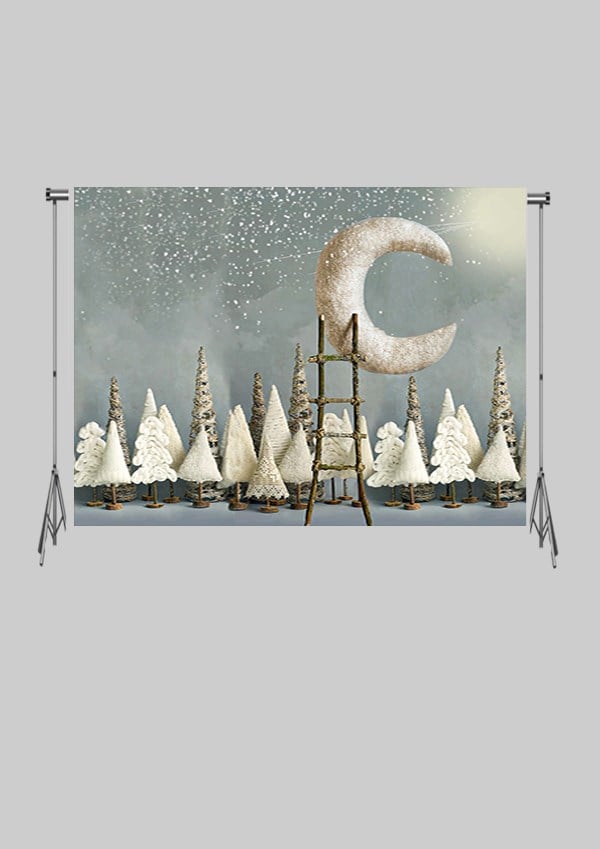 KATLANIR KIRIŞMAZ KUMAŞ - 2 EN 1.5 MT BOY - Aydede ve Pastel Orman  - FABRIC BACKDROP - Stüdyo Fonu