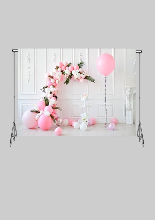 KATLANIR KIRIŞMAZ KUMAŞ - 2 EN 1.5 MT BOY - Balon Süslemeleri ve Özel Günler Bir Yaş  -  FABRIC BACKDROP - Stüdyo Fonu