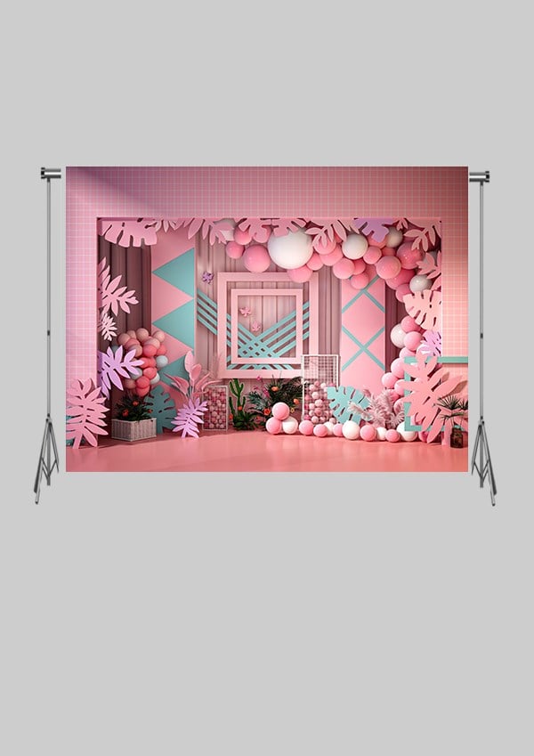 KATLANIR KIRIŞMAZ KUMAŞ - 2 EN 1.5 MT BOY - Pembe Duvar Süslemeleri ve Özel Günler   -  FABRIC BACKDROP - Stüdyo Fonu