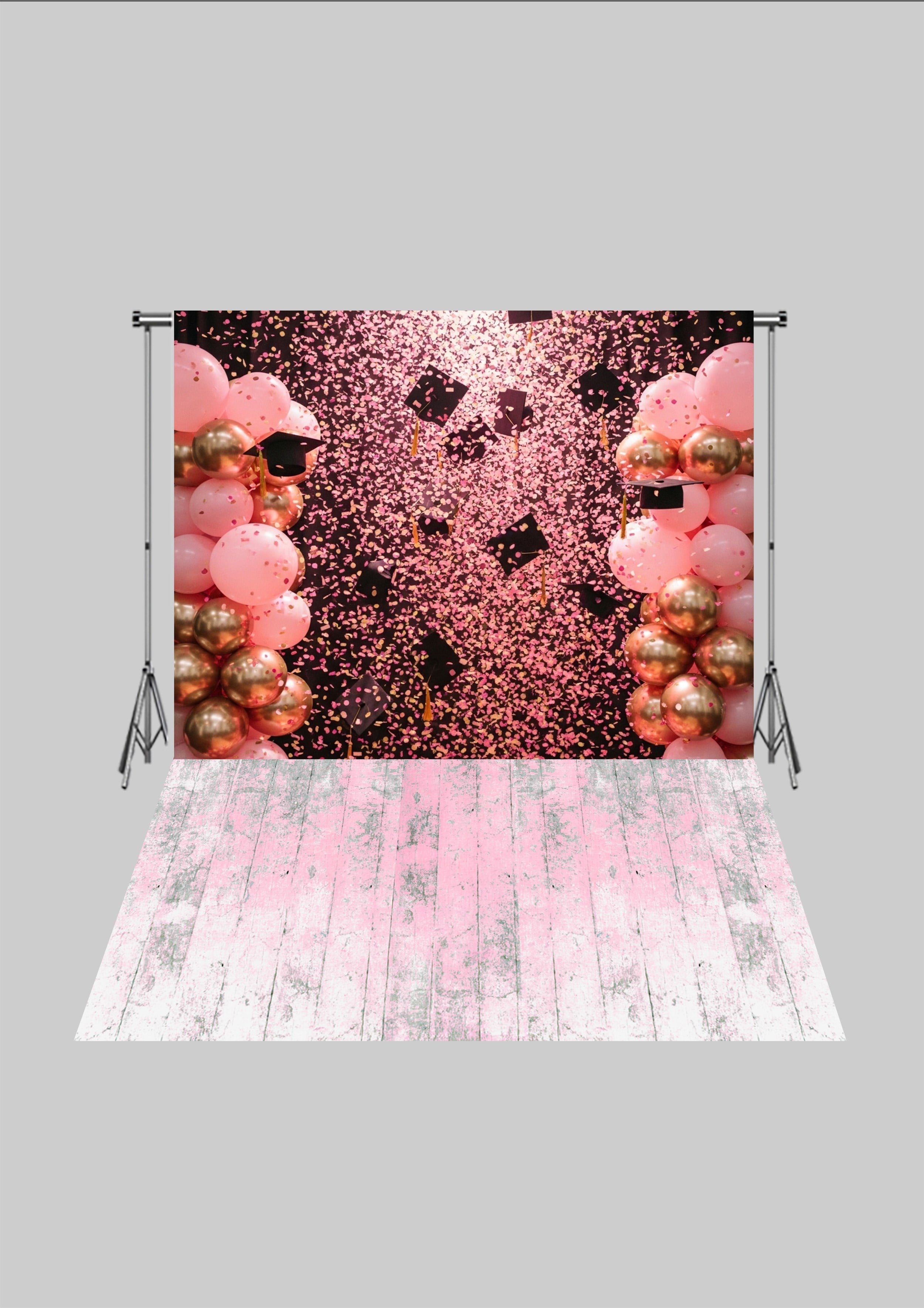 Okul Temalı - Okulun Son Günü 2 - Üç Boyutlu Çocuk Kumaş Fotoğraf Fonu - Fabric Photography Backdrop ( 2X2,5 MT)