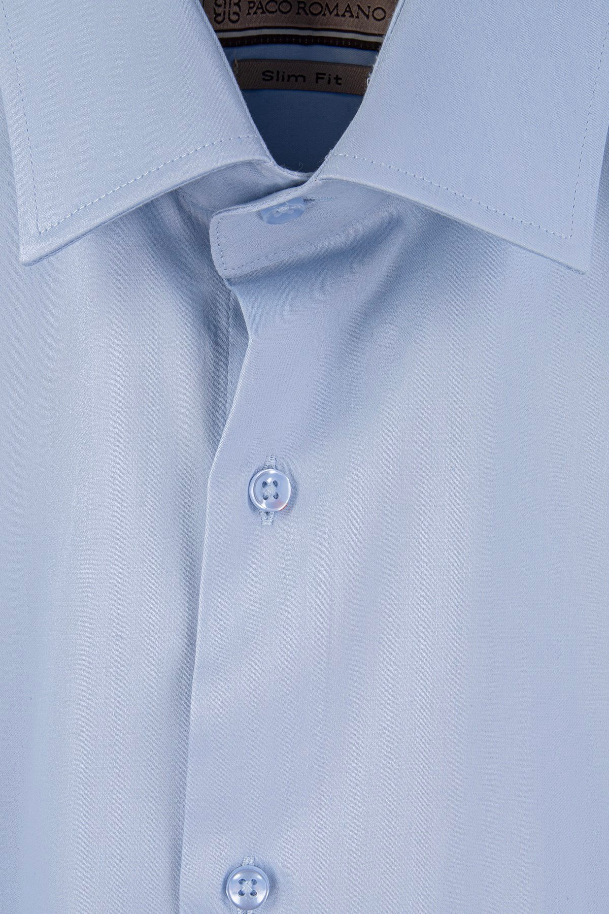A.Mavi Slim Fit By 2 Yaka Uzun Kol 6 Drop Gömlek