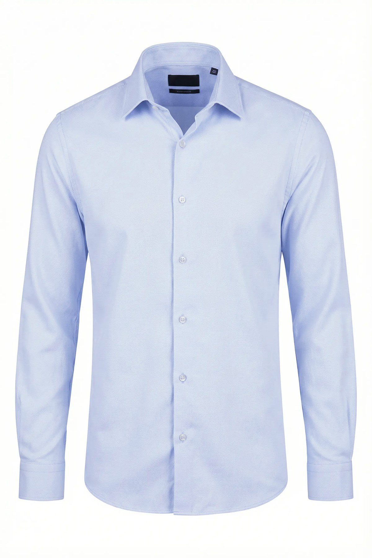 A.Mavi Slim Fit By 2 Yaka Uzun Kol 6 Drop Gömlek